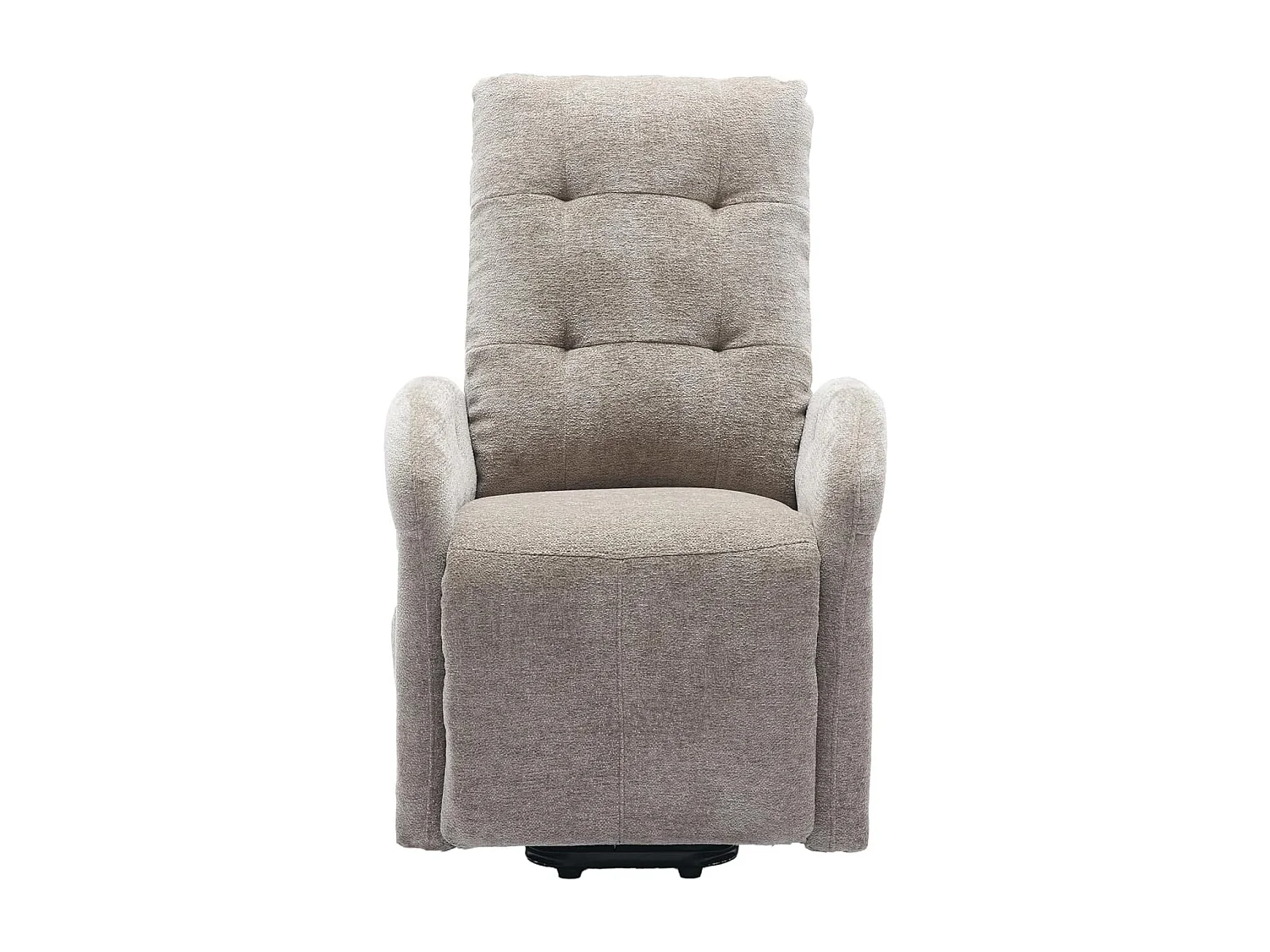 Sillón Relax Eléctrico 2 Motores, Reclinación Independiente, Función Auto-Ayuda, Arena