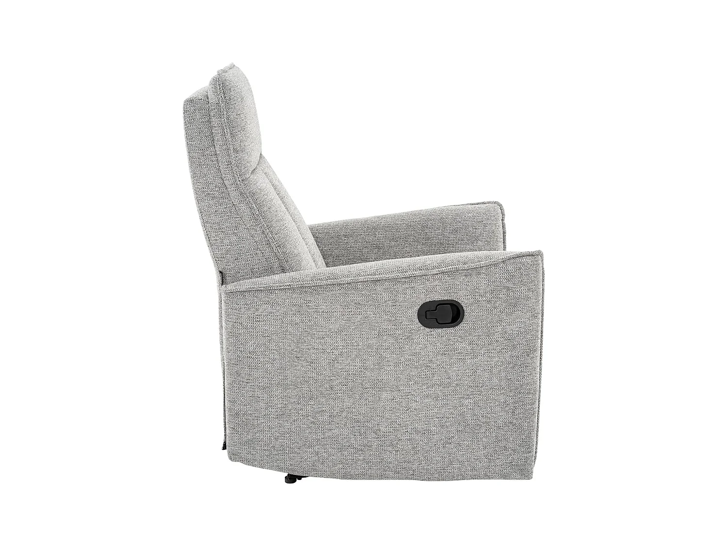 Sillón Relax con Reclinación Manual, Tejido Waterproof, Modelo Light Gris