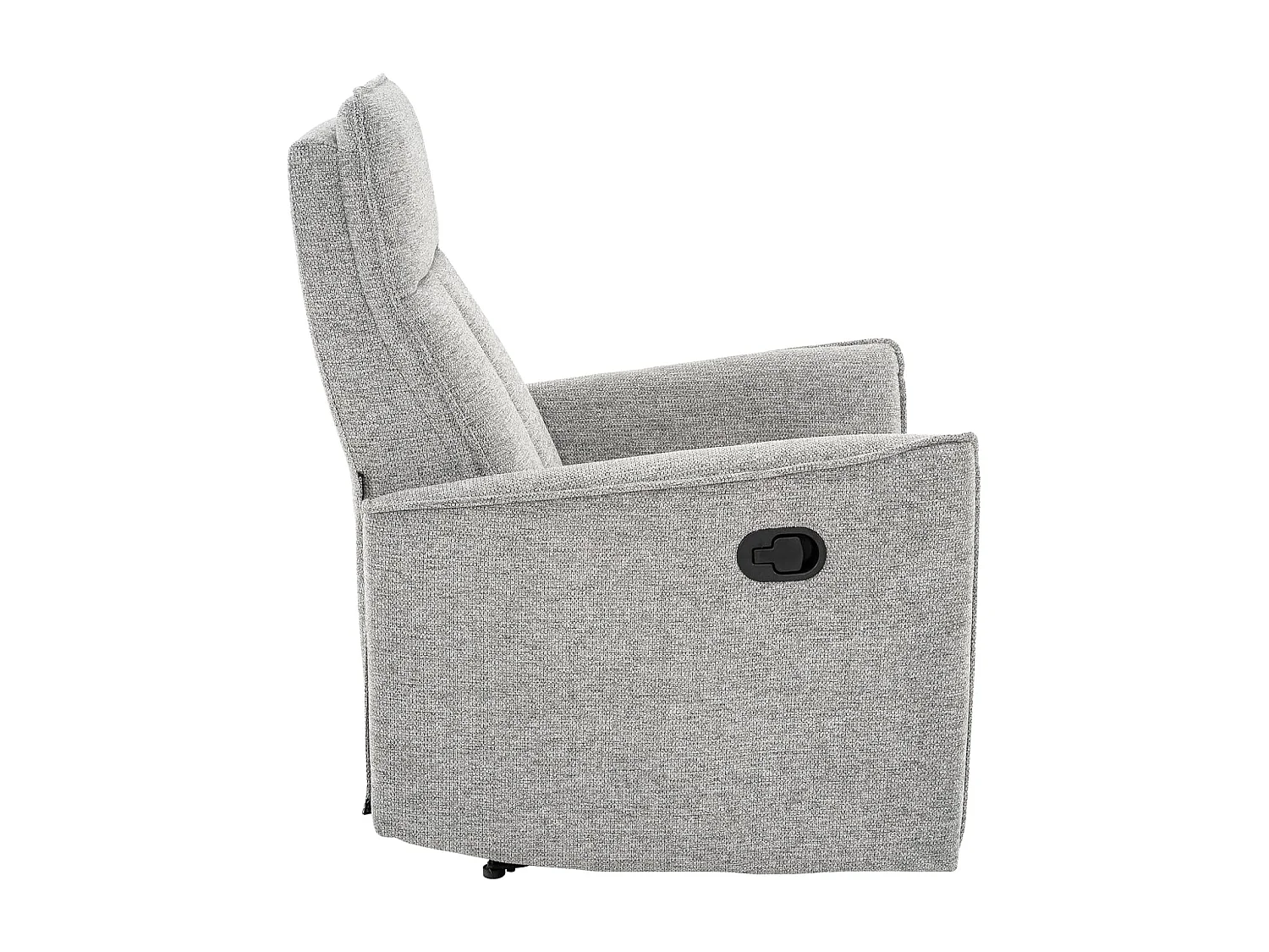 Sillón Relax con Reclinación Manual, Tejido Waterproof, Modelo Light Gris