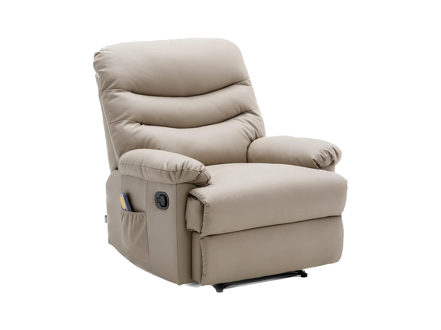 Sillón Relax con Reclinación Manual, Masaje Y Termoterapia. Modelo Roma, Arena