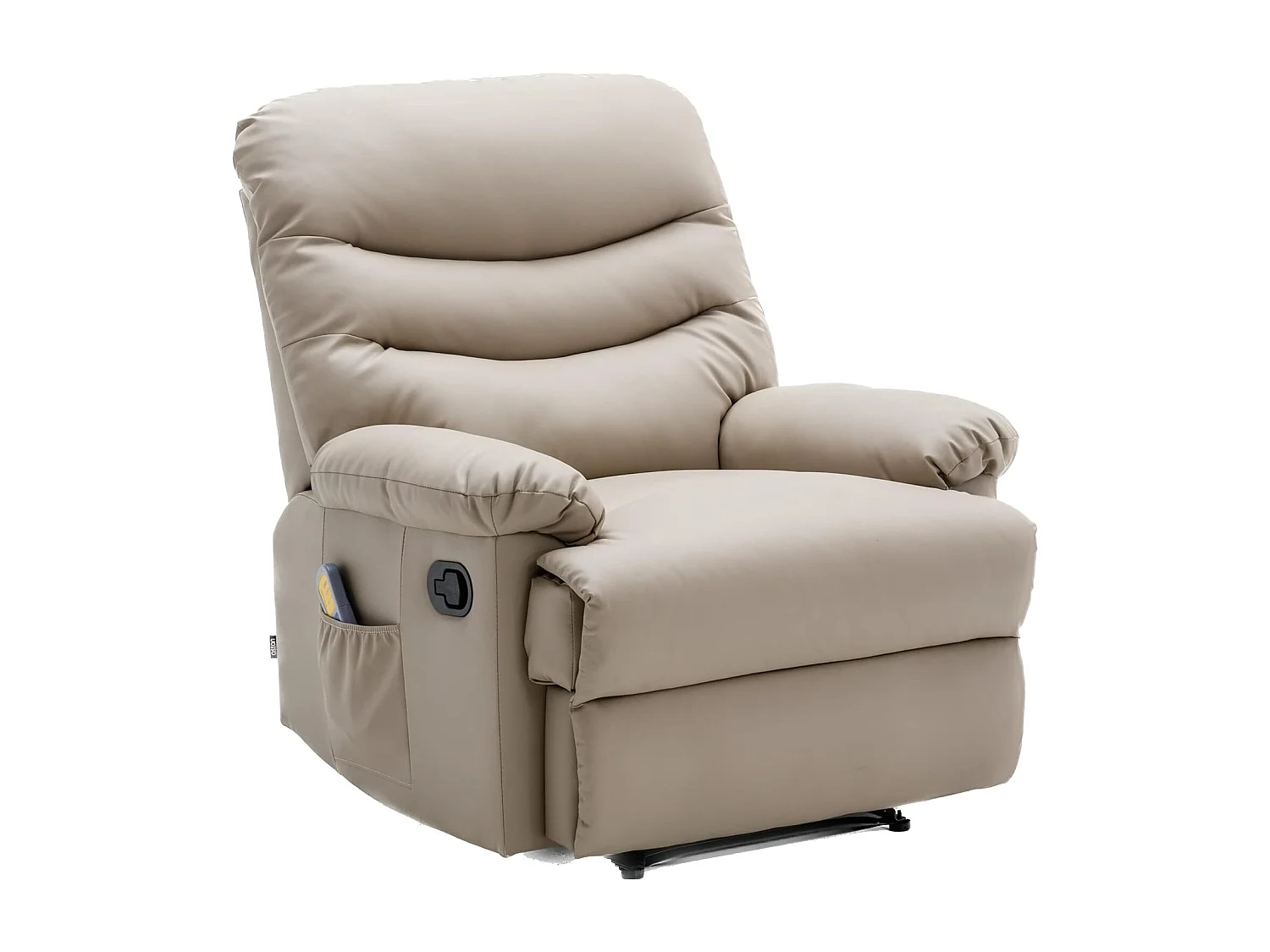 Sillón Relax con Reclinación Manual, Masaje Y Termoterapia. Modelo Roma, Arena