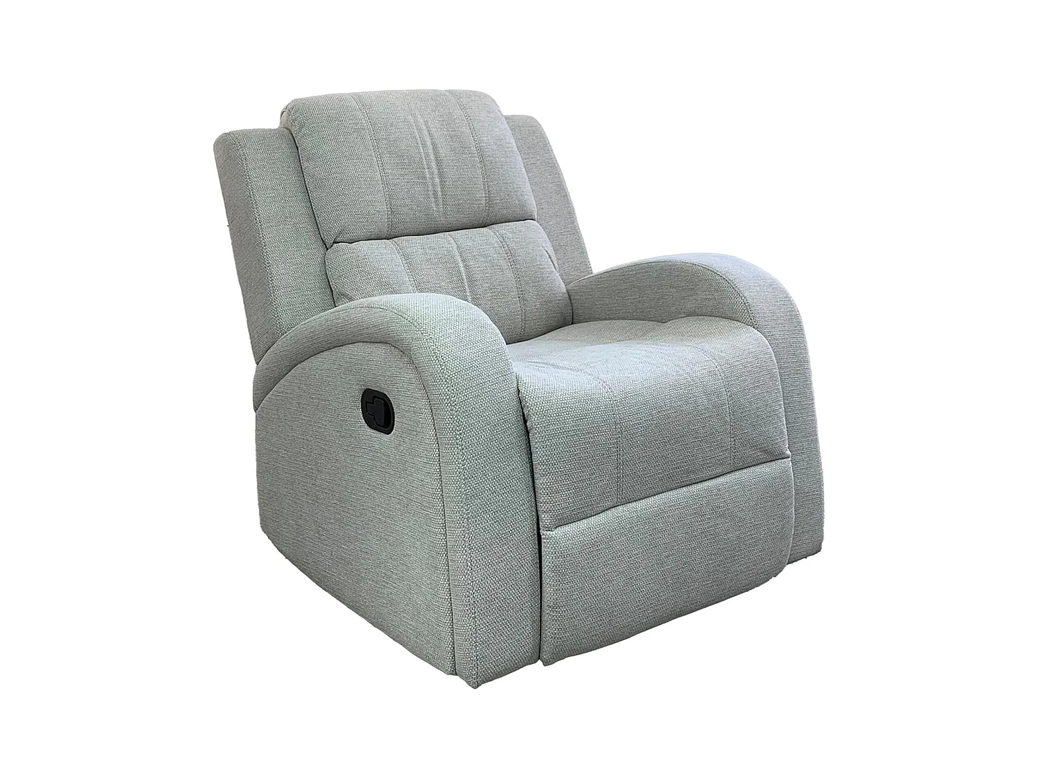 Sillón Mecedora Relax con Reclinación Manual, Tapizado Microfibra, Modelo Sam, Arena