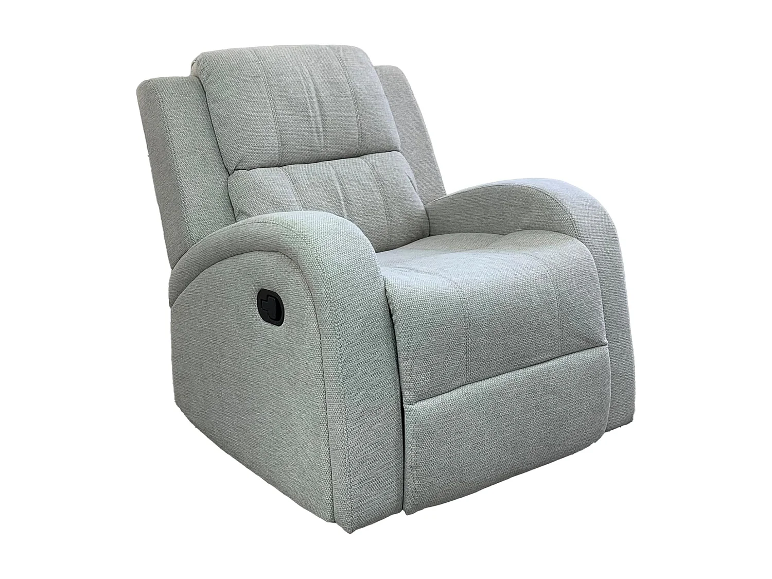 Sillón Mecedora Relax con Reclinación Manual, Tapizado Microfibra, Modelo Sam, Arena