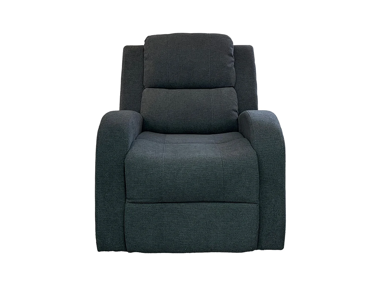 Sillón Mecedora Relax con Reclinación Manual, Tapizado Microfibra, Modelo Sam, Gris