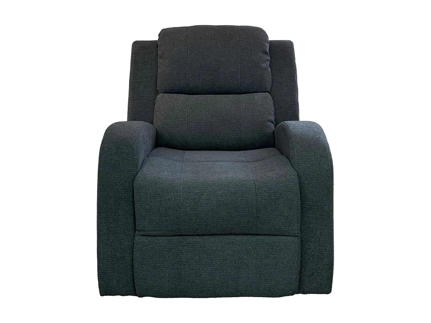 Sillón Mecedora Relax con Reclinación Manual, Tapizado Microfibra, Modelo Sam, Gris