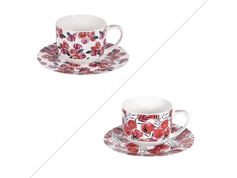 Coffret déjeuner Rosalia 47 cl (lot de 2)