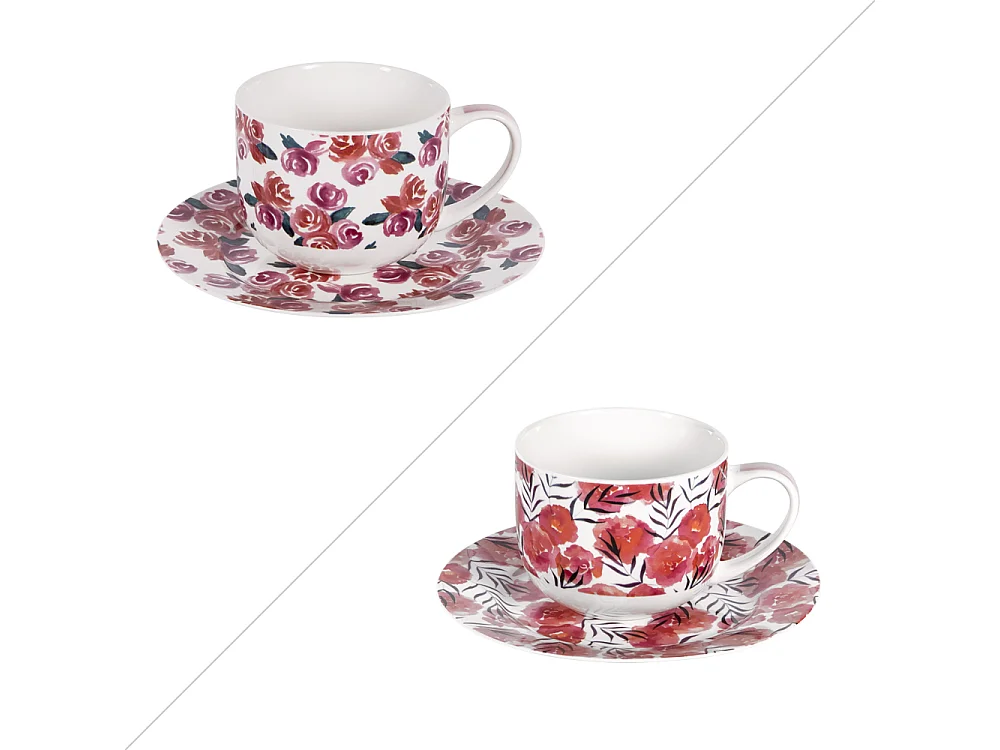 Coffret déjeuner Rosalia 47 cl (lot de 2)