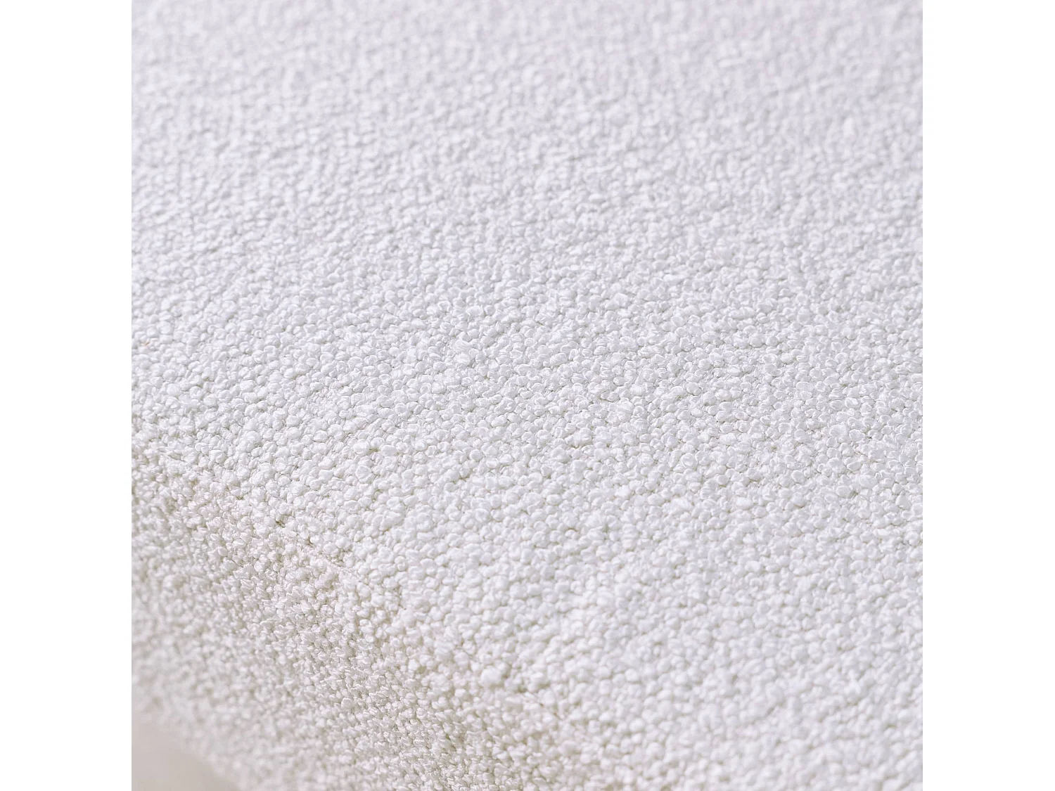 Sofá cama convertible en borreguito y madera ,  2 plazas crema