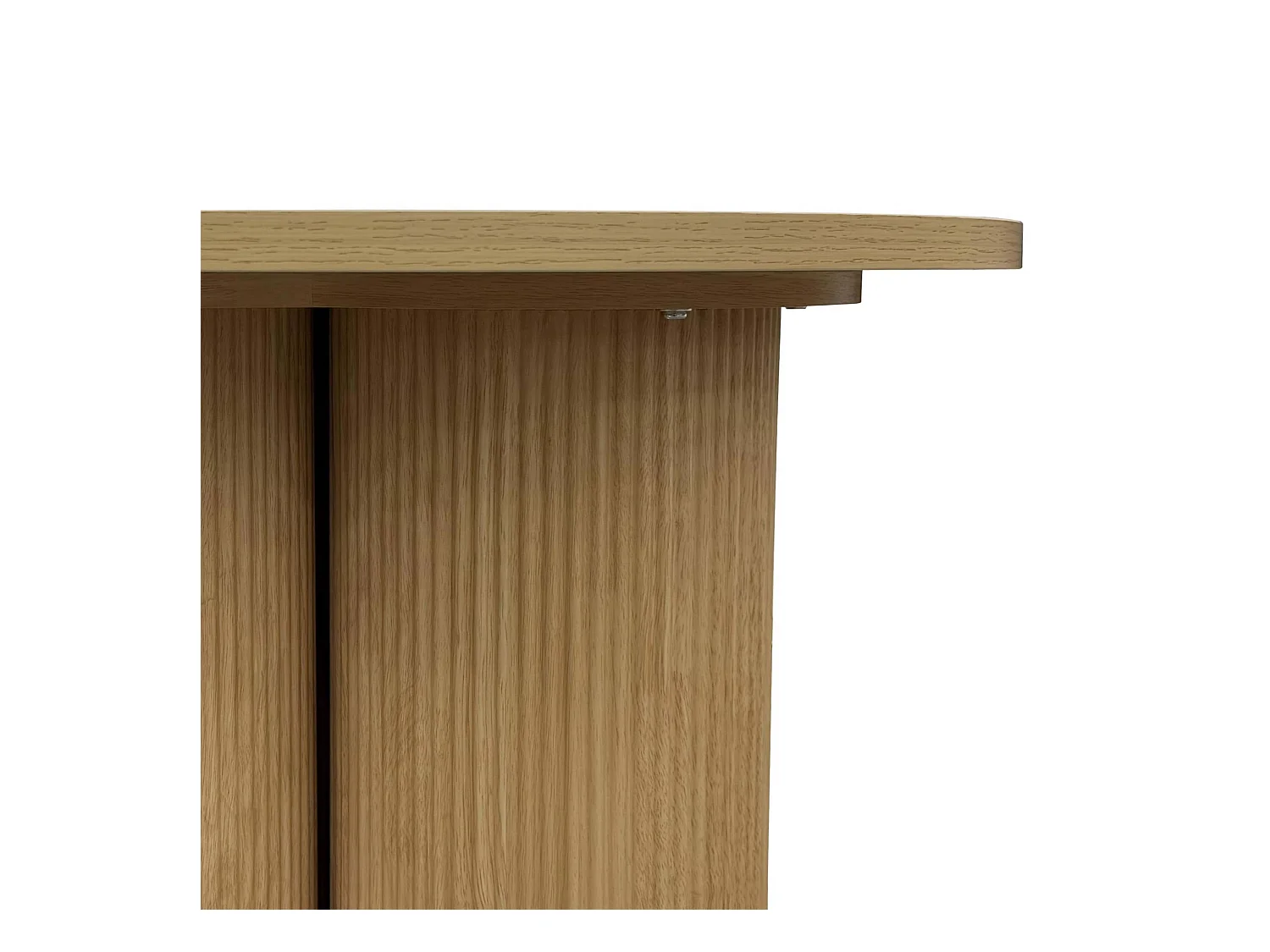 Table basse ronde 80 cm scandinave bois clair