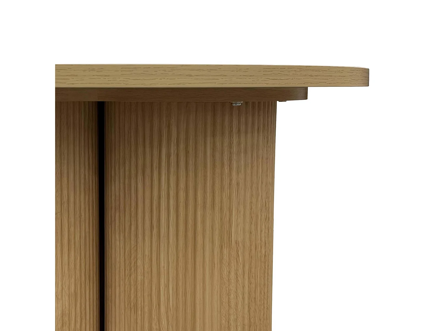 Table basse ronde 80 cm scandinave bois clair