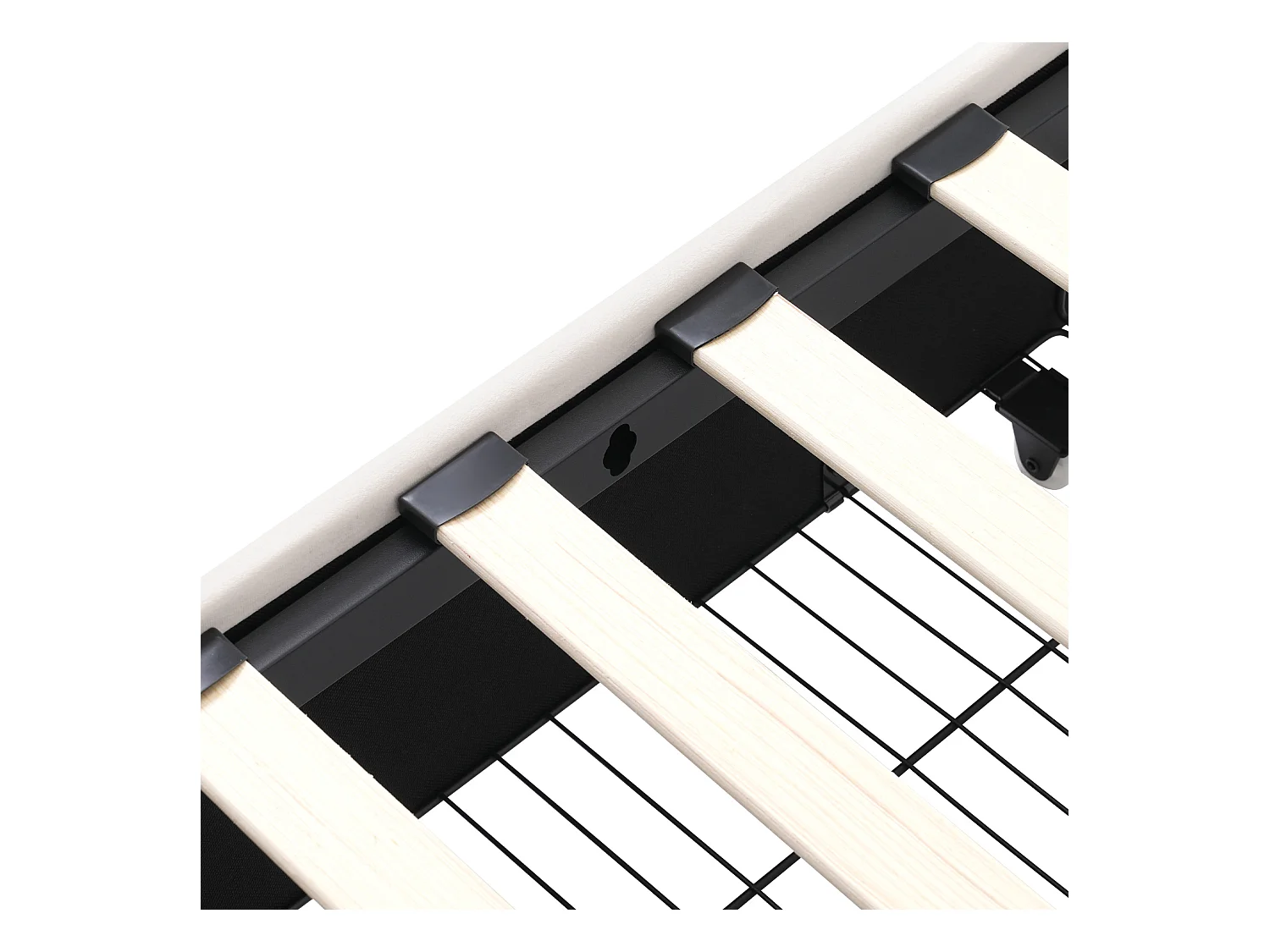 Lit double adulte 160x200cm avec sommier et 4 tiroirs - tête de lit avec USB - velours - beige (sans matelas)