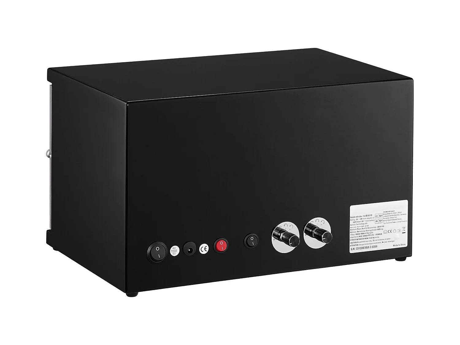 Remontoir Montre Automatique SucceBuy, pour 4 Montres Automatiques avec 2 Moteurs Japonais Silencieux