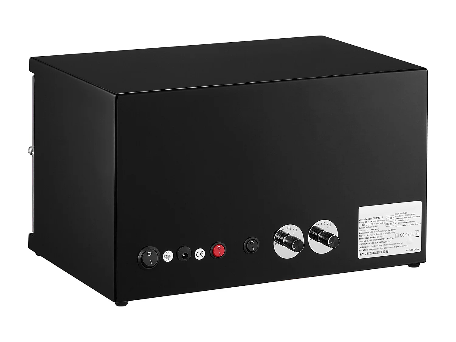 Remontoir Montre Automatique SucceBuy, pour 4 Montres Automatiques avec 2 Moteurs Japonais Silencieux