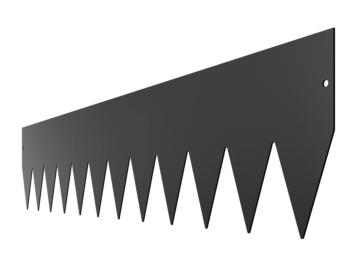 Bordure de Jardin en Acier Antirouille SucceBuy, 6PCS, 101,6x20,3 cm, Noir, pour Jardins, Pelouses, Cours