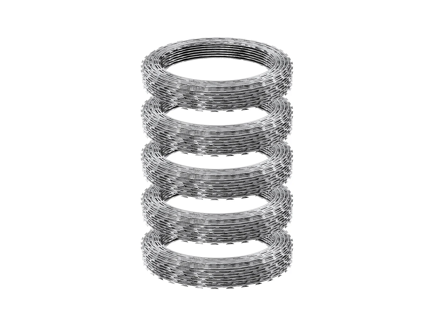 Draad met Splinters SucceBuy, Splinterdraadhek van 75 m, 5 Rollen, met Handschoenen