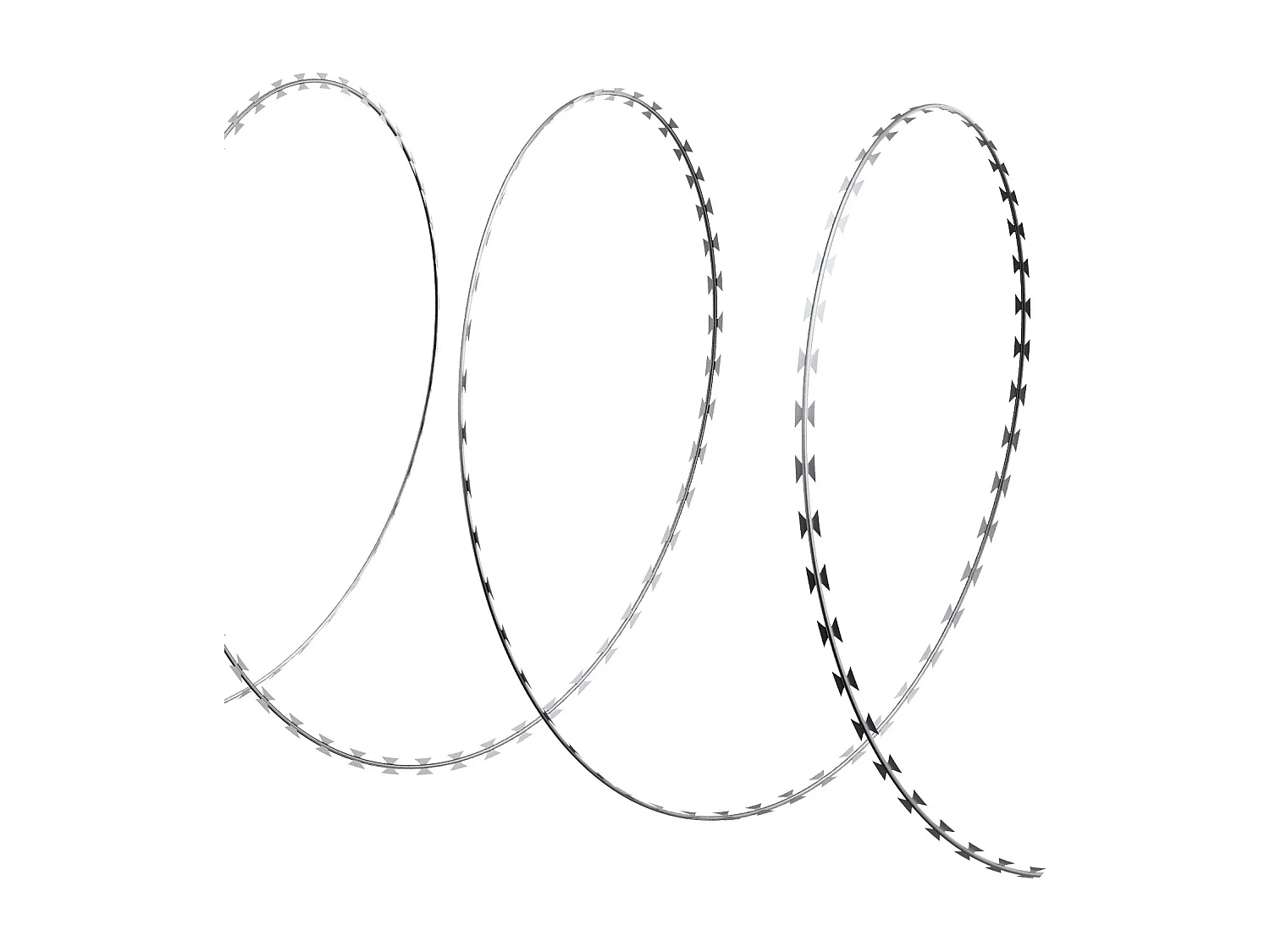 Fil de Fer Barbelé SucceBuy, Clôture en Fil de Fer Barbelé de 75 m, 5 Rouleaux, avec Gants et Lames de Rasoir Ultra-Tranchantes