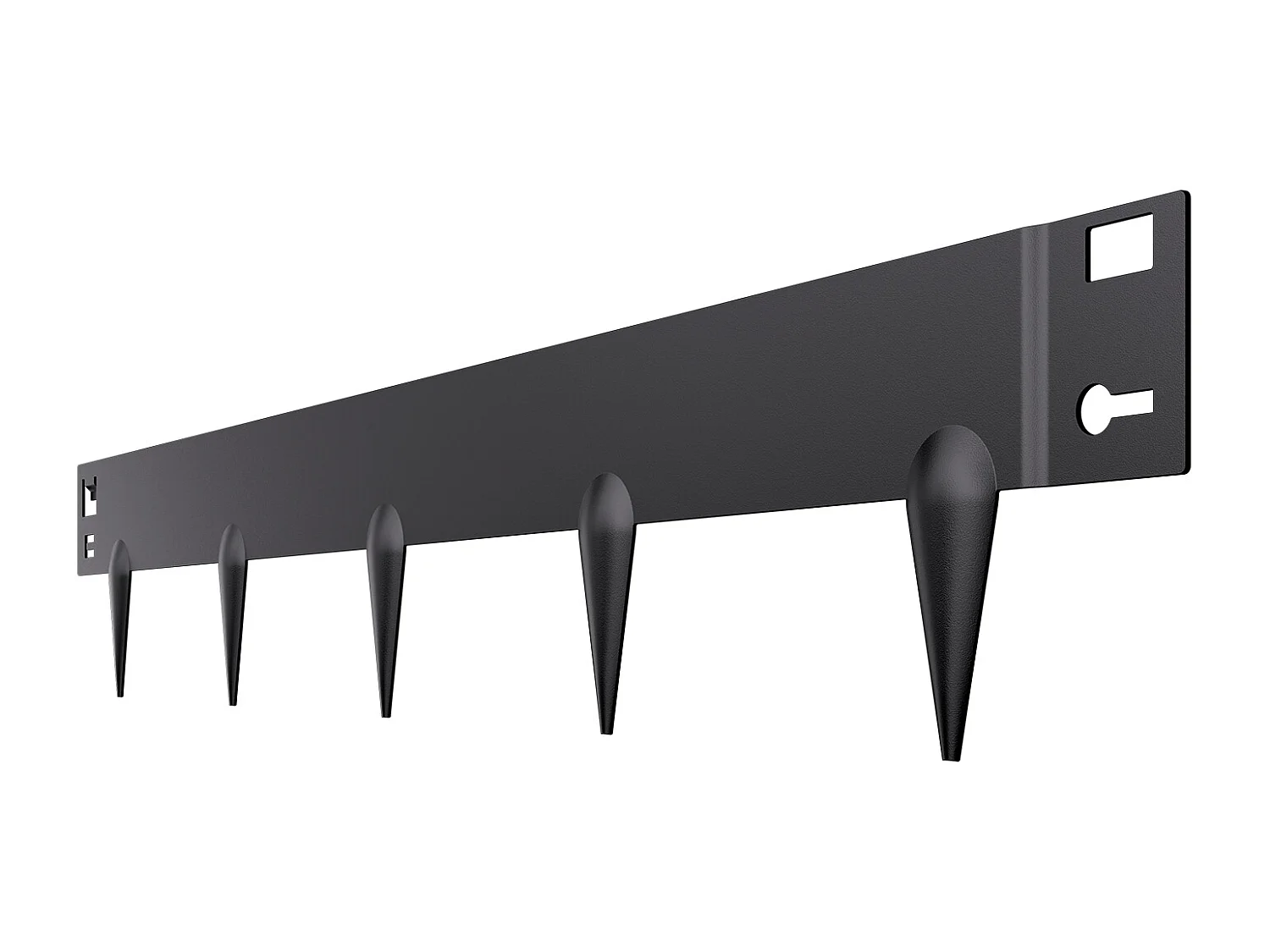 Krawędź Ogródkowa z Stali Odpornej na Zardzewienie SucceBuy, 5 SZTUK, 99 x 15,6 cm