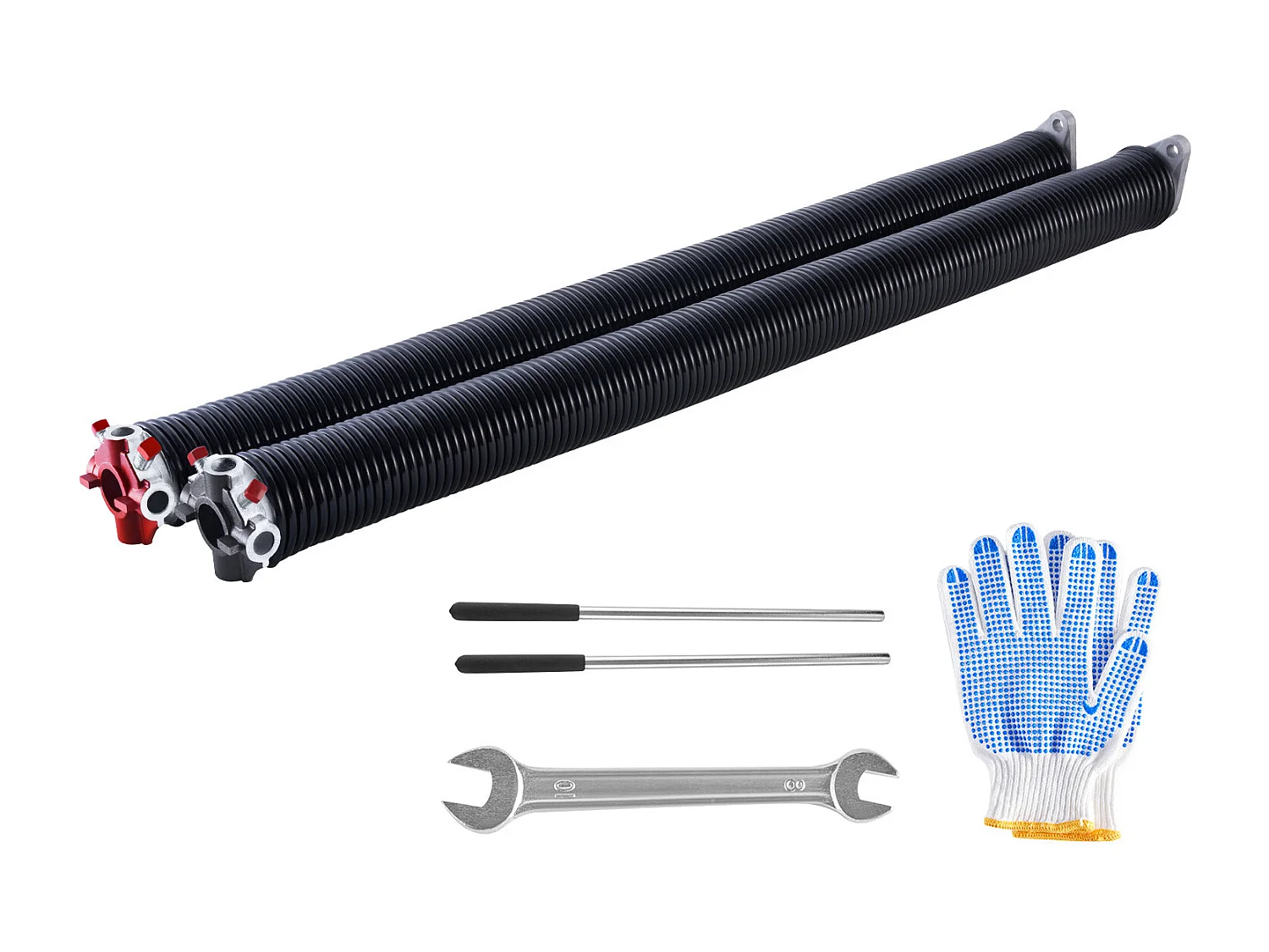 Torsieveren SucceBuy voor Garagepoort, Paar van 0.5 x 5.08 x 79cm met Oprolstangen