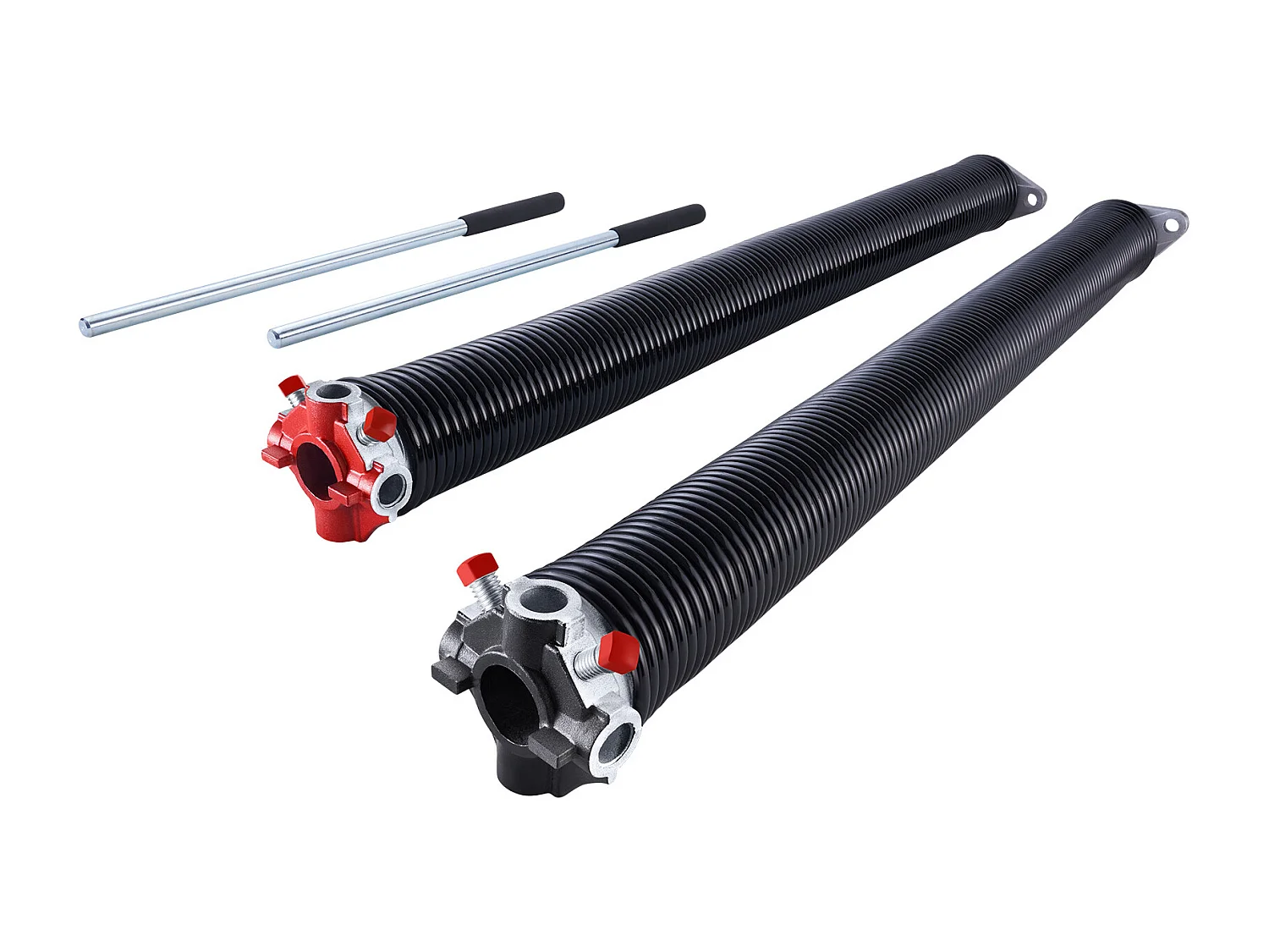 Molle a Torsione SucceBuy per Porta del Garage, Coppia di 0.5 x 5.08 x 71cm con Barre di Avvolgimento