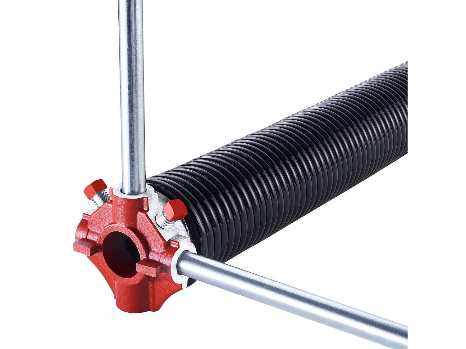 Molle a Torsione SucceBuy per Porta del Garage, Coppia di 0.5 x 5.08 x 71cm con Barre di Avvolgimento