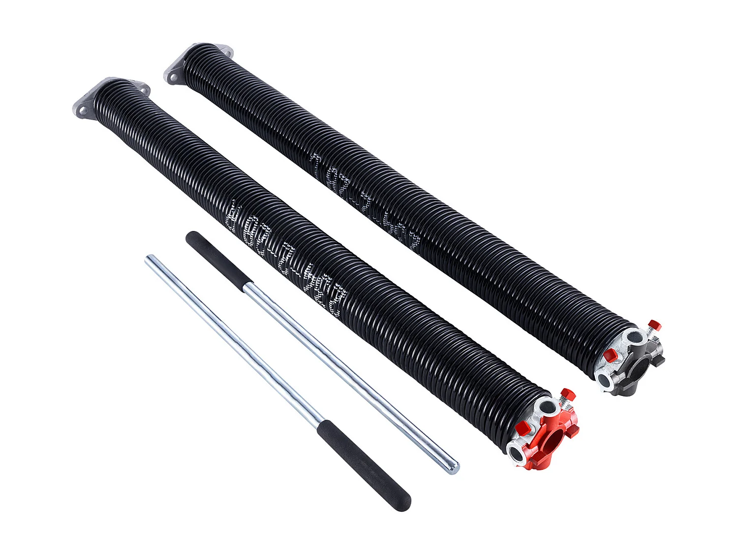 Molle a Torsione SucceBuy per Porta del Garage, Coppia di 0.5 x 5.08 x 71cm con Barre di Avvolgimento