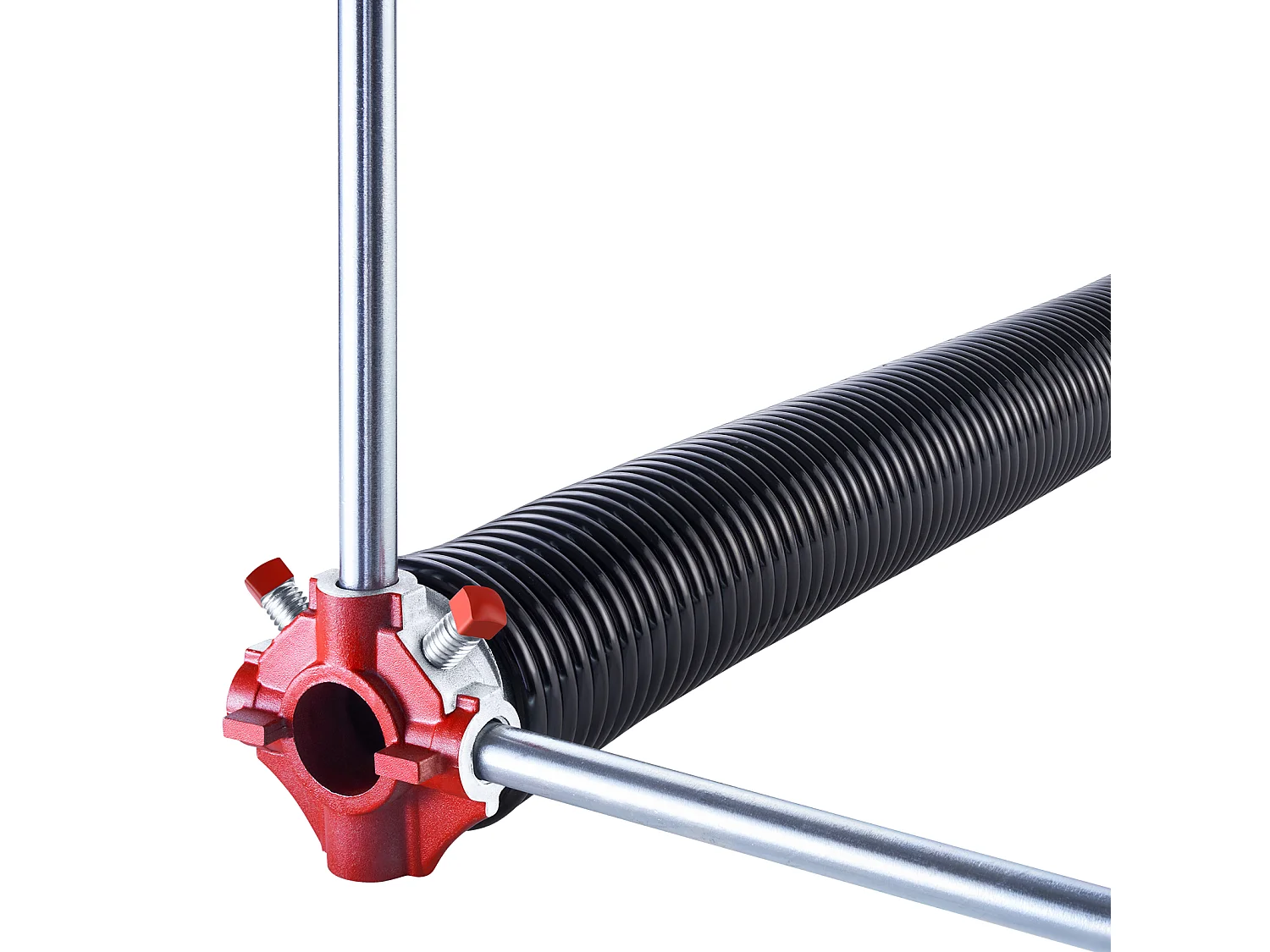 Ressorts de Torsion SucceBuy pour Porte de Garage - Paire, 0.6 x 5.08 x 89cm, avec Barres d'Enroulement Antidérapantes