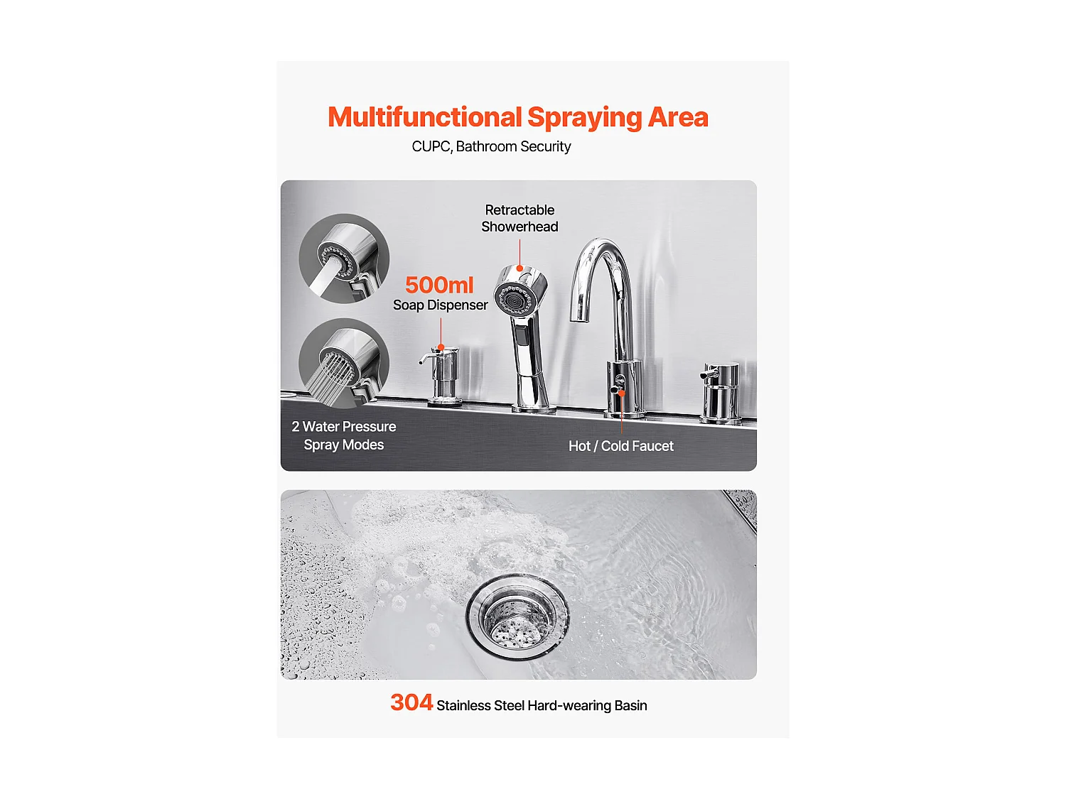 Baignoire de Chien SucceBuy, Animaux Compagnie Acier Inox 155 cm, Rampe Porte Droite