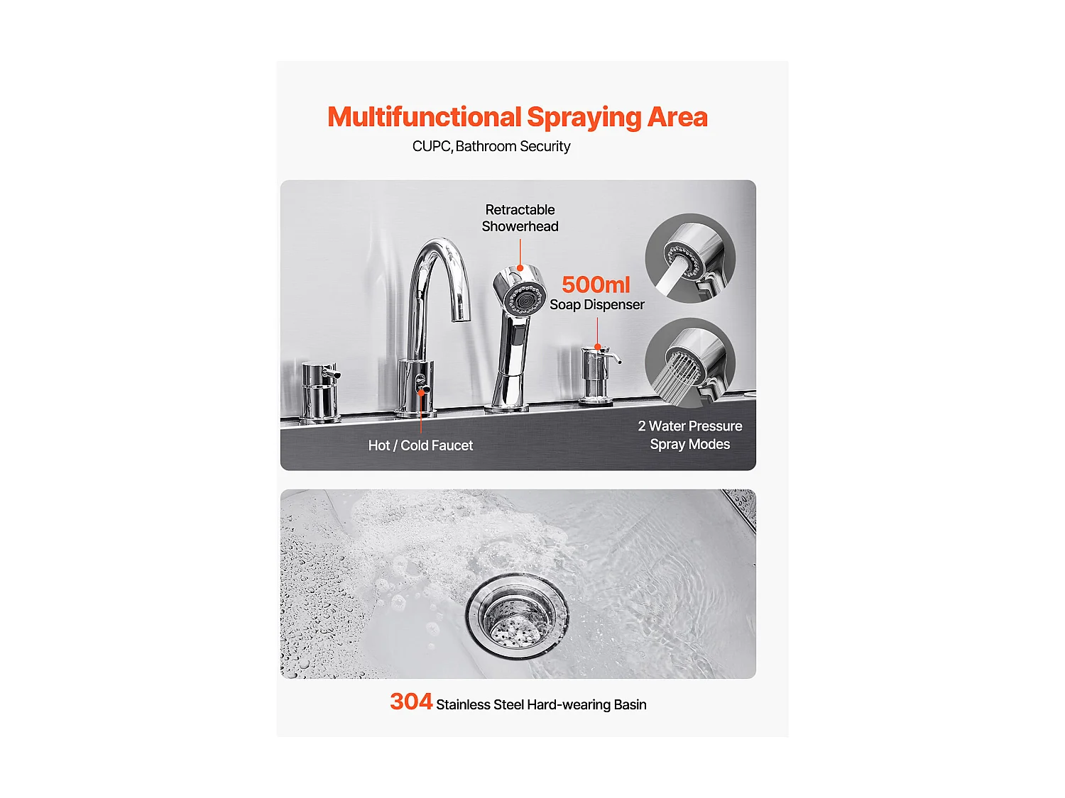 Baignoire de Chien SucceBuy, Animaux Compagnie Acier Inox 155 cm, Rampe Porte Gauche