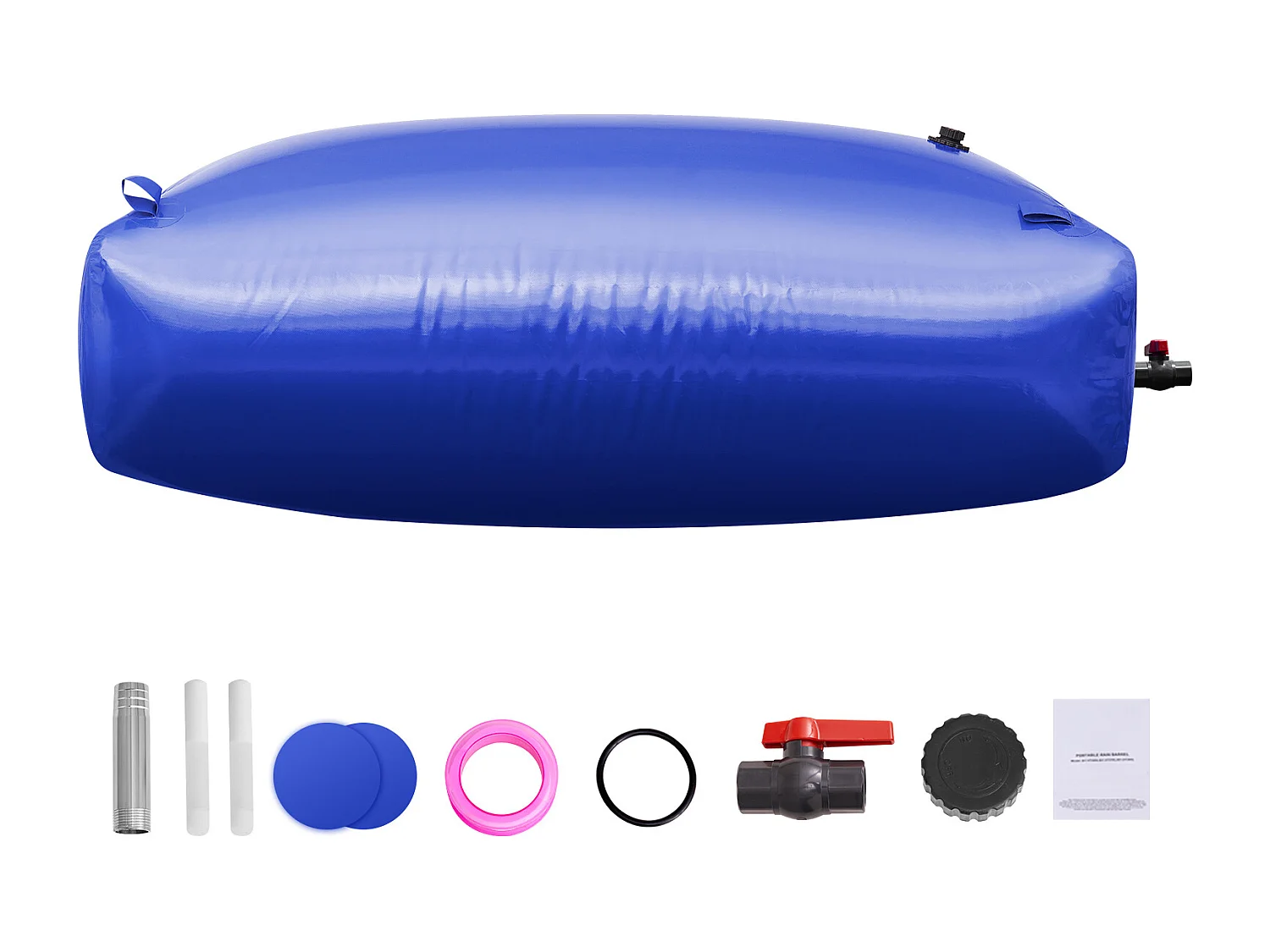 Réservoir d'Eau Portable SucceBuy de 1000L, Pliable en PVC 1000D, Réservoir d'Eau pour Camping-Car, Grande Capacité, Portable, Prévention des Incendies, Camping