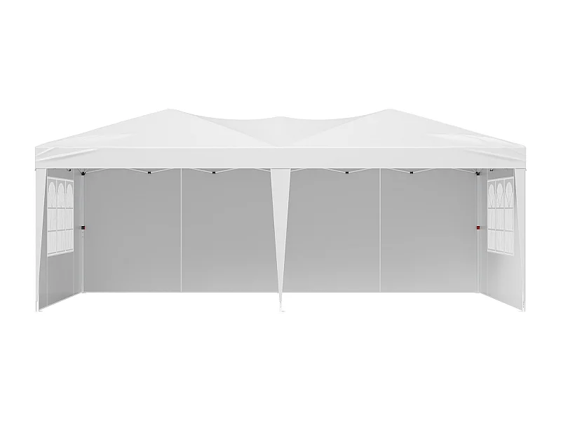 Tonnelle Pop-up SucceBuy Gazebo Auvent Abri Solaire, 5,9 x 2,96 m, avec Parois Latérale