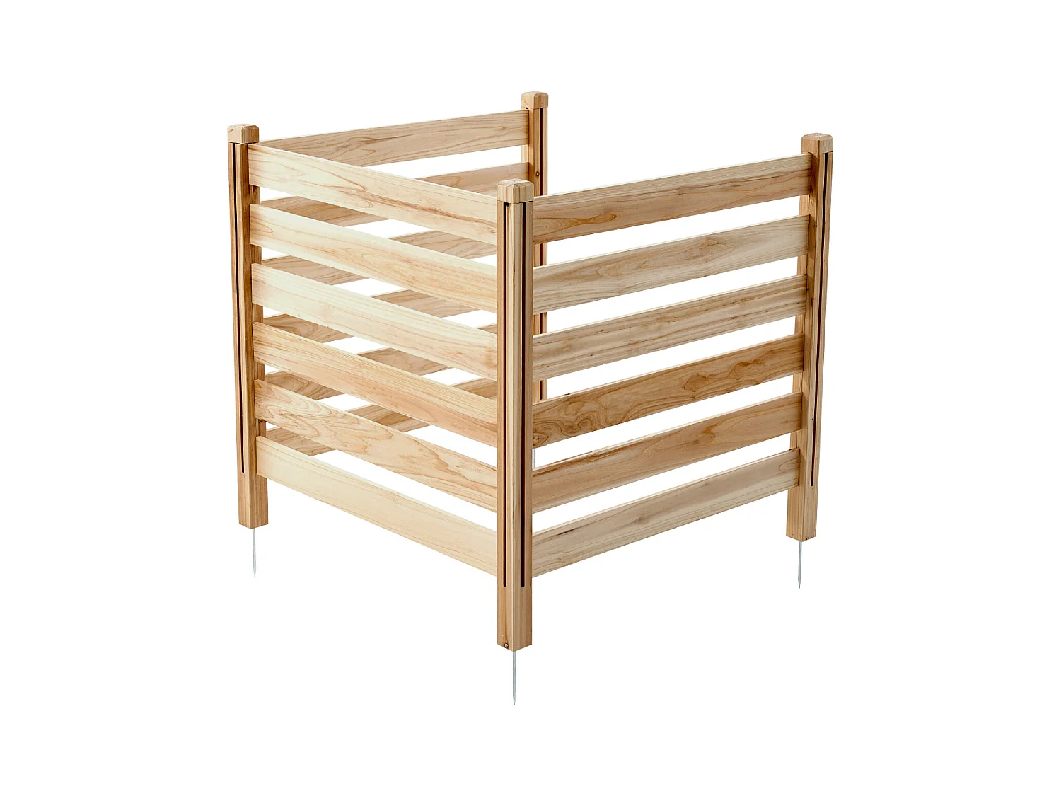 Clôture de Confidentialité Bois SucceBuy, 3 Panneaux, 91,4 x 91,4 cm pour Climatiseur