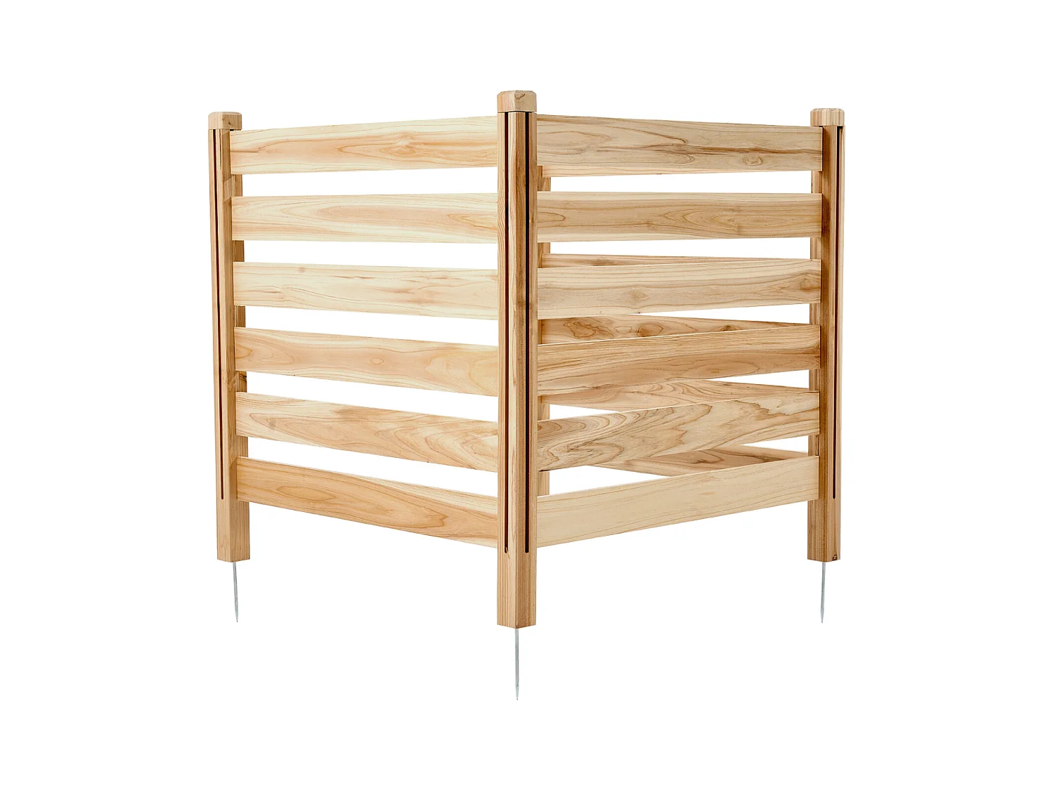 Clôture de Confidentialité Bois SucceBuy, 3 Panneaux, 91,4 x 91,4 cm pour Climatiseur