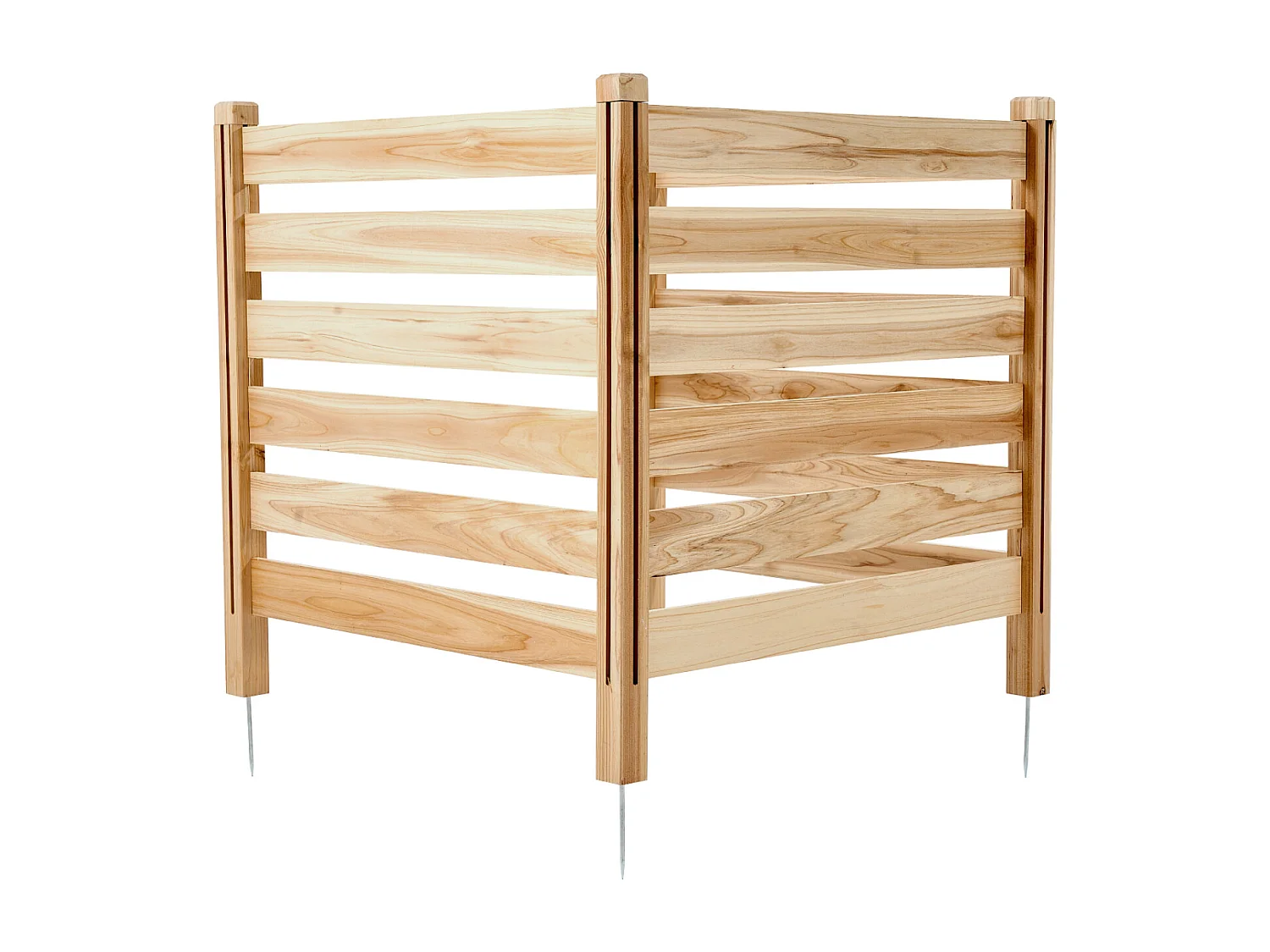 Clôture de Confidentialité Bois SucceBuy, 3 Panneaux, 91,4 x 91,4 cm pour Climatiseur