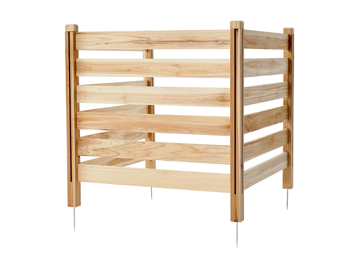 Clôture de Confidentialité Bois SucceBuy, 3 Panneaux, 91,4 x 91,4 cm pour Climatiseur