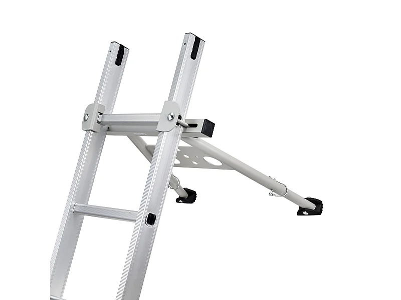 Leiterstabilisator SucceBuy Abstandshalter mit Verstellbaren Füßen und Verlängerung Robustes Zubehör für Dach oder Gerade Leitern