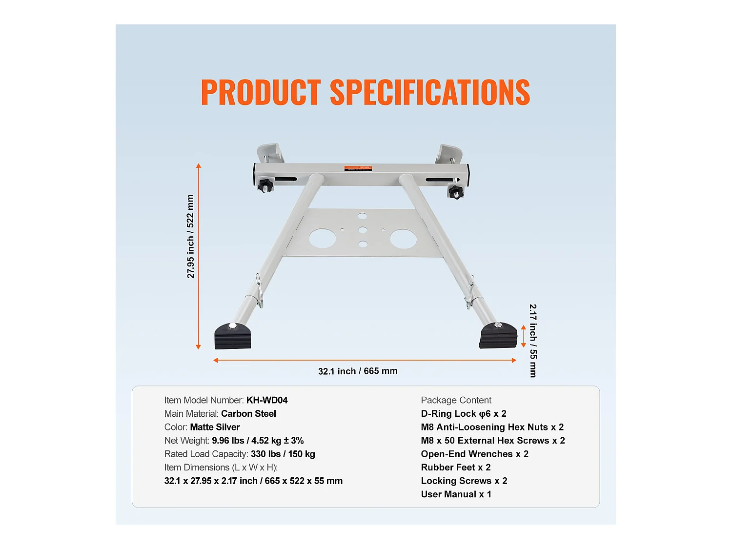 Stabilisateur d'Échelle SucceBuy Entretoise avec Pieds Réglables et Extension Accessoire Robuste pour Toit ou Échelle Droite
