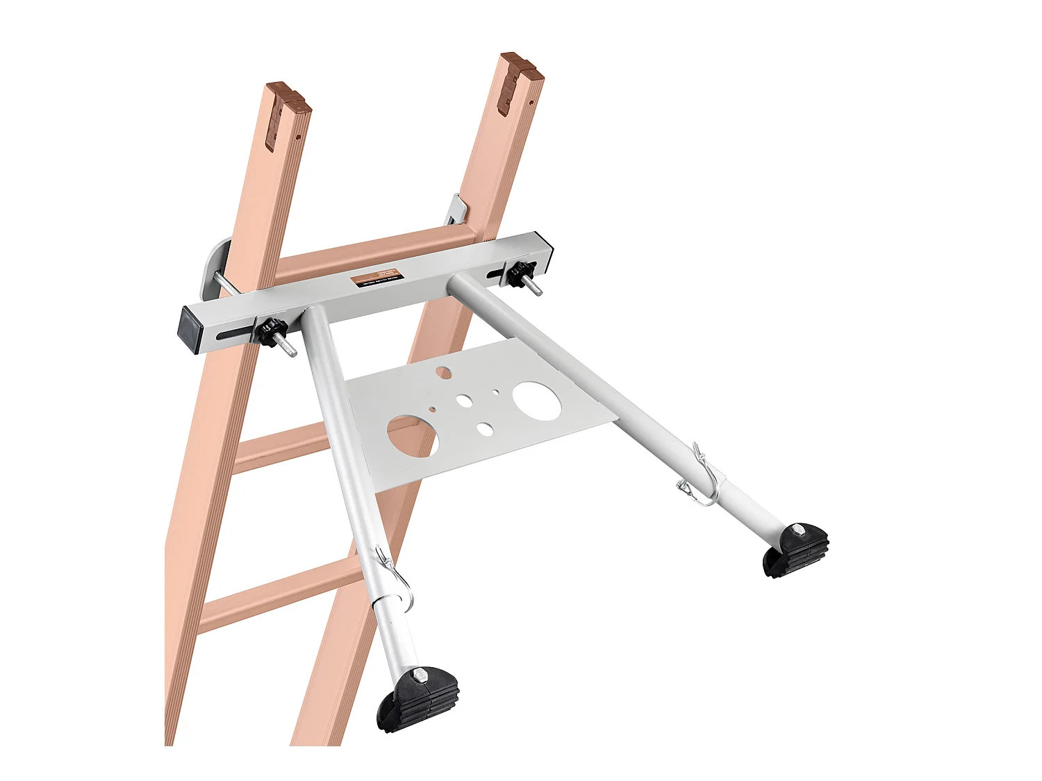 Stabilisateur d'Échelle SucceBuy Entretoise avec Pieds Réglables et Extension Accessoire Robuste pour Toit ou Échelle Droite