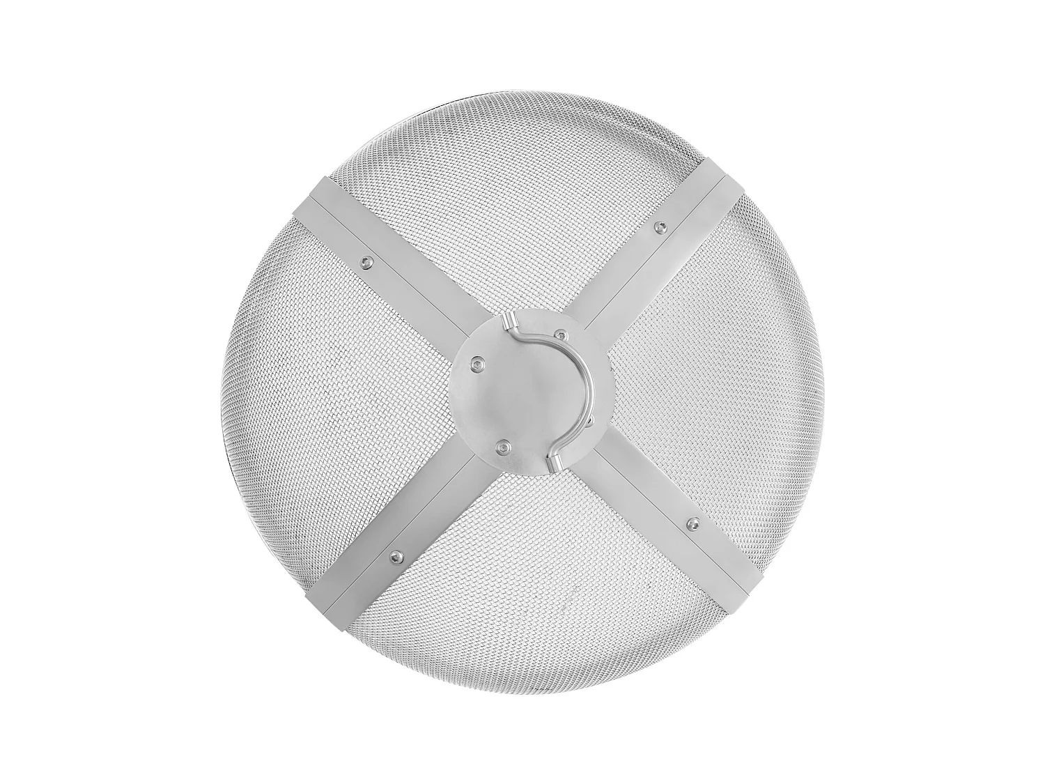 Couvercle de Protection SucceBuy Anti-Étincelles de 50.8cm, Couvercle en Acier Robuste Renforcé, Couvercle de Foyer d'Extérieur avec Dessus à Ouverture Facile