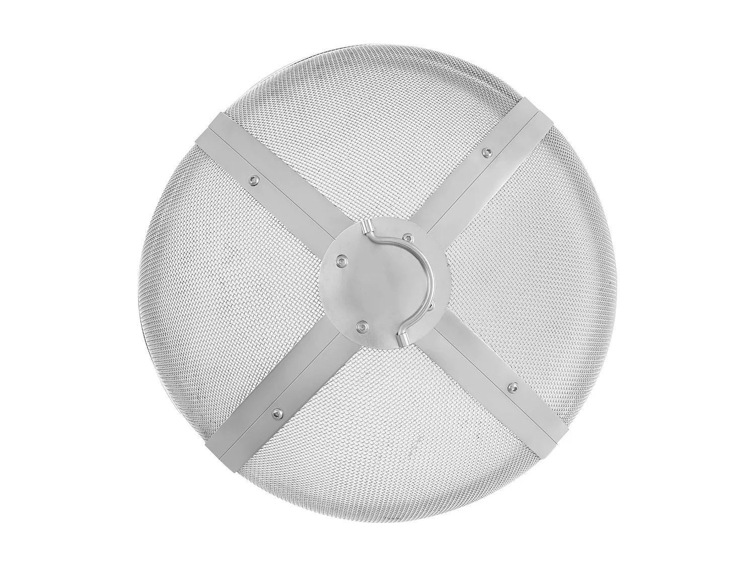 Couvercle de Protection SucceBuy Anti-Étincelles de 50.8cm, Couvercle en Acier Robuste Renforcé, Couvercle de Foyer d'Extérieur avec Dessus à Ouverture Facile