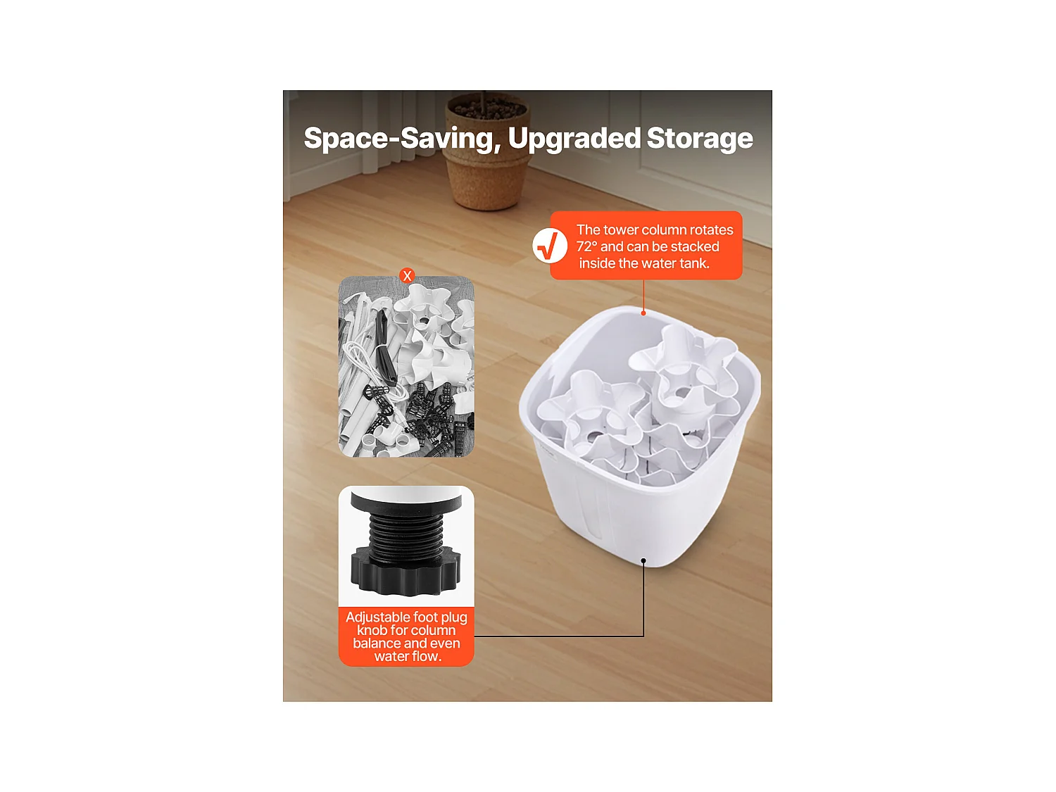 Système de Culture Hydroponique SucceBuy avec 30 Tours Verticals et 6 Niveaux, Jardin Intérieur équipé d'une Pompe à Eau et d'une Minuterie