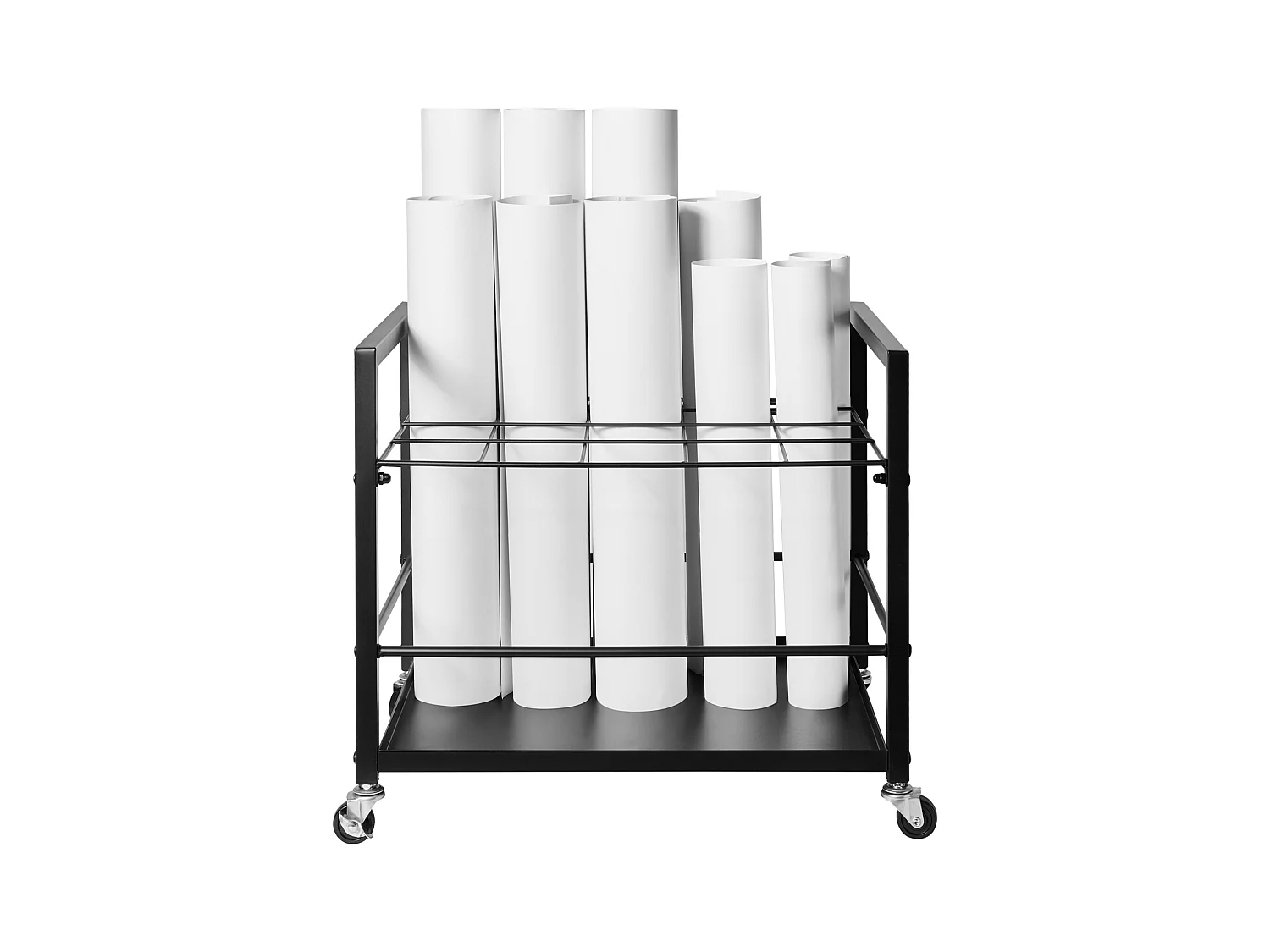 Suporte Móvel para Armazenamento de Planos SucceBuy, 20 Compartimentos, Armazenamento Organizado de Documentos