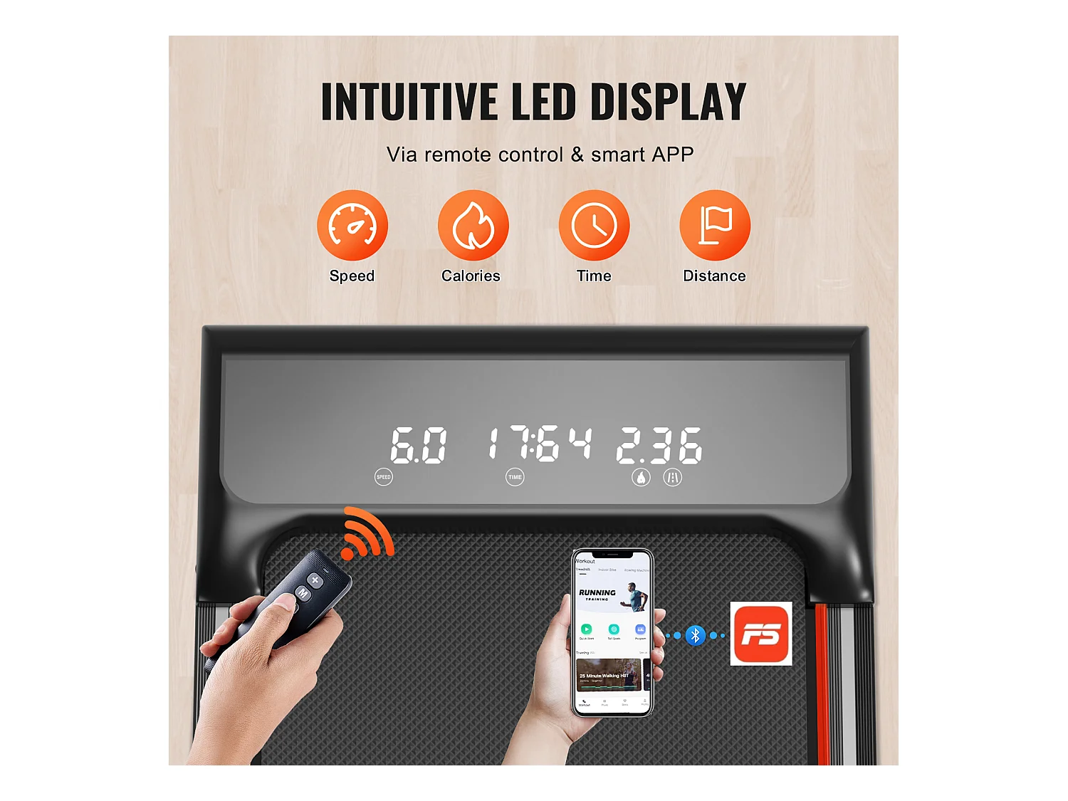 Tapis de marche sous le bureau SucceBuy, Tapis de Course Incliné pour la Maison, le Bureau, le Travail, le Jogging