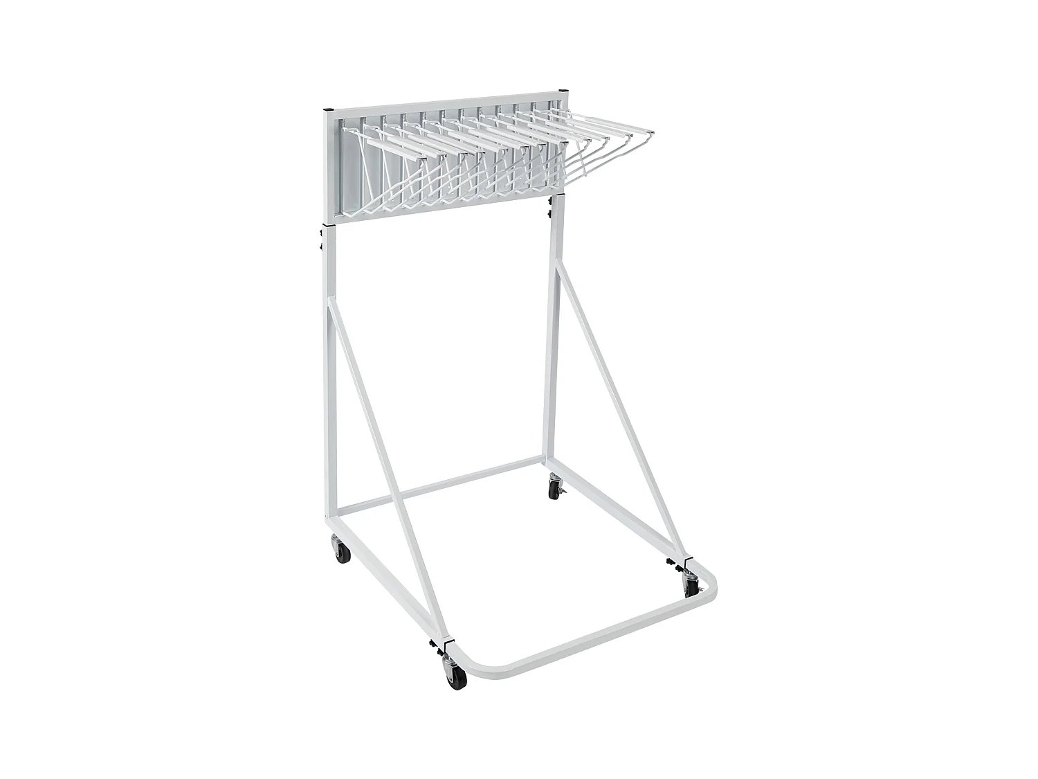 Support de Rangement Mobile SucceBuy, 12 Supports Pivotants, Hauteur et Largeur Réglables pour le Bureau/la Maison