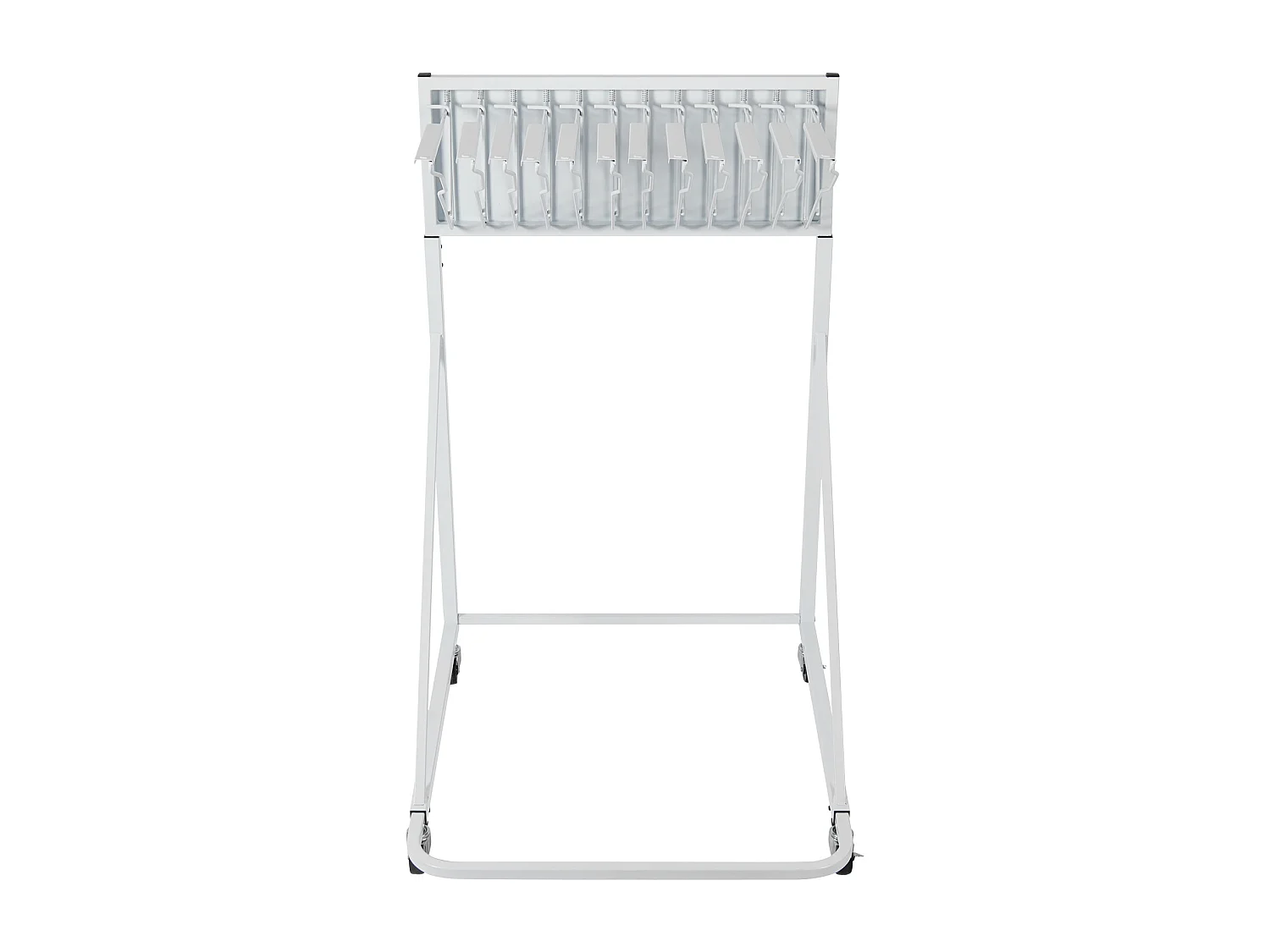 Support de Rangement Mobile SucceBuy, 12 Supports Pivotants, Hauteur et Largeur Réglables pour le Bureau/la Maison