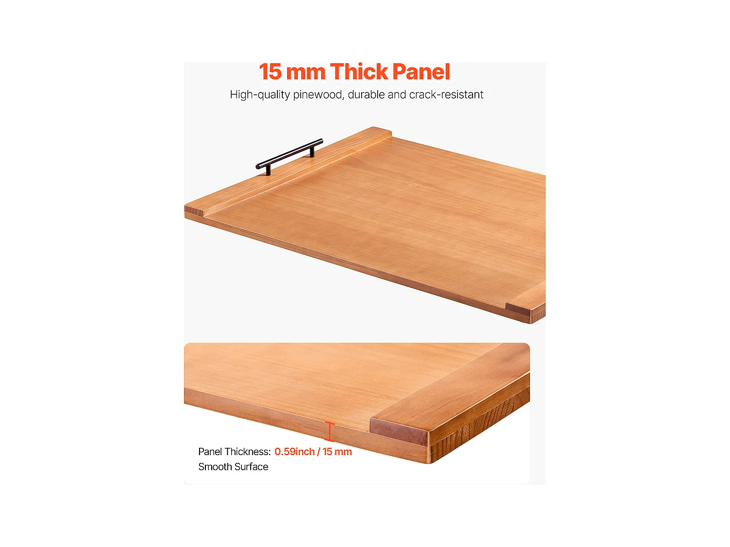 Planche à Découper, Housse Protection pour Cuisinière à Gaz SucceBuy, Planche Bois de Pin, 76,2 x 56 cm