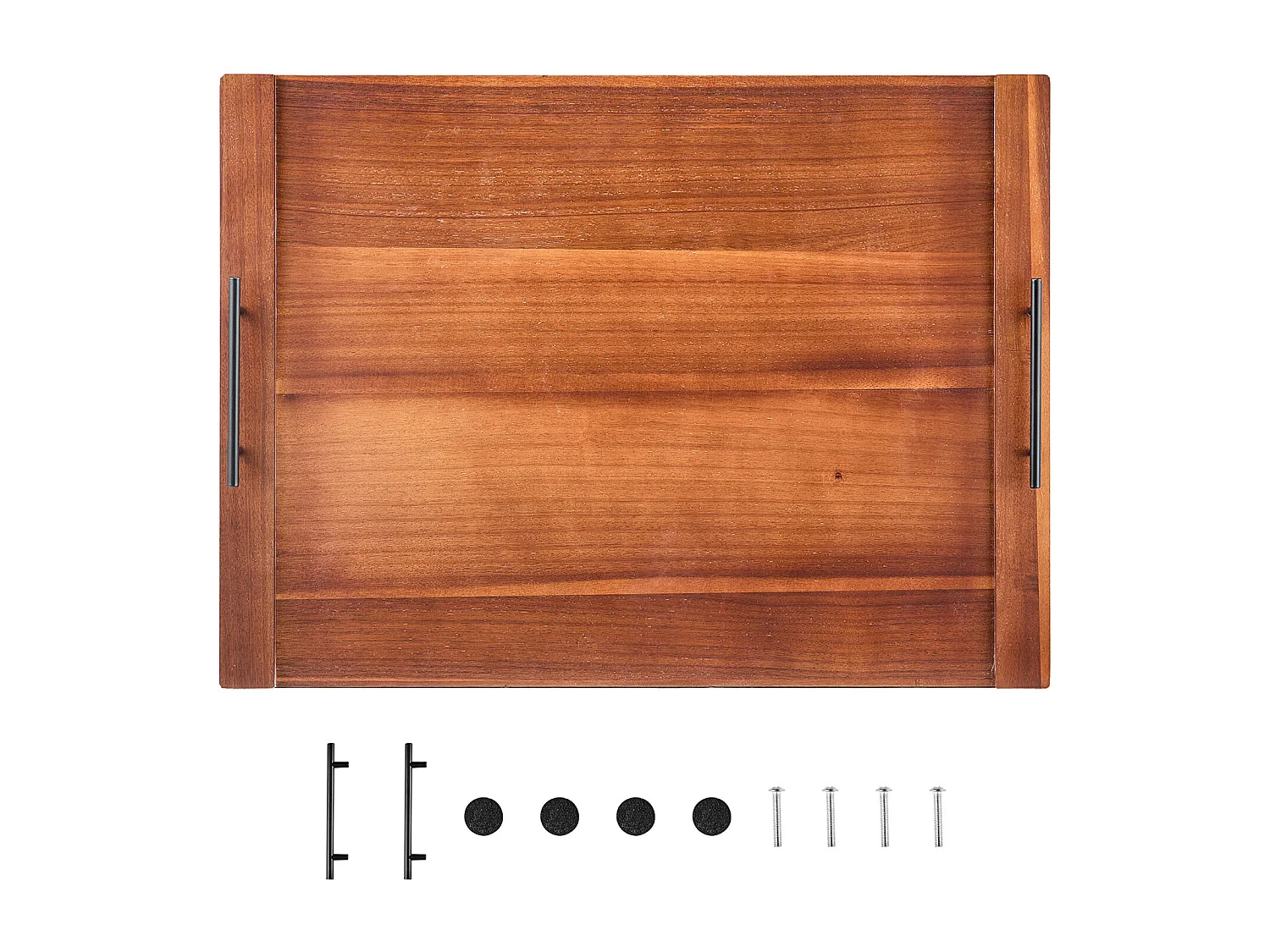 Grande Planche à Découper, Housse Protection pour Cuisinière à Gaz SucceBuy, Bois d'Acacia Couleur Bois Foncé