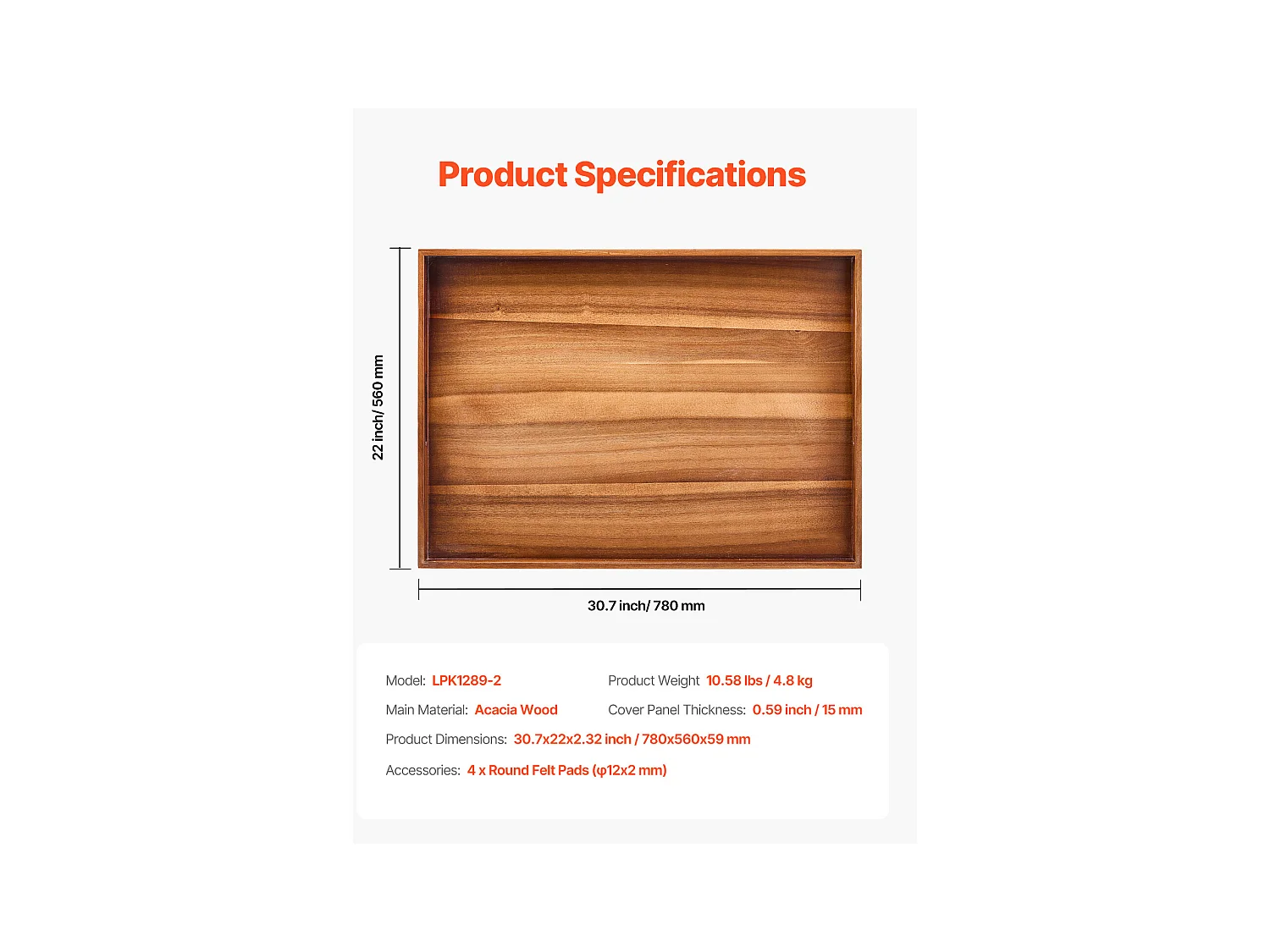 Planche à Découper, Housse Protection pour Cuisinière à Gaz SucceBuy, Planche à Découper Bois d'Acacia