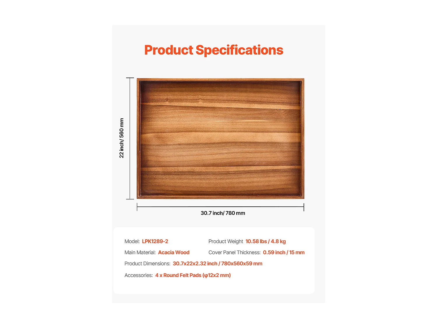 Planche à Découper, Housse Protection pour Cuisinière à Gaz SucceBuy, Planche à Découper Bois d'Acacia