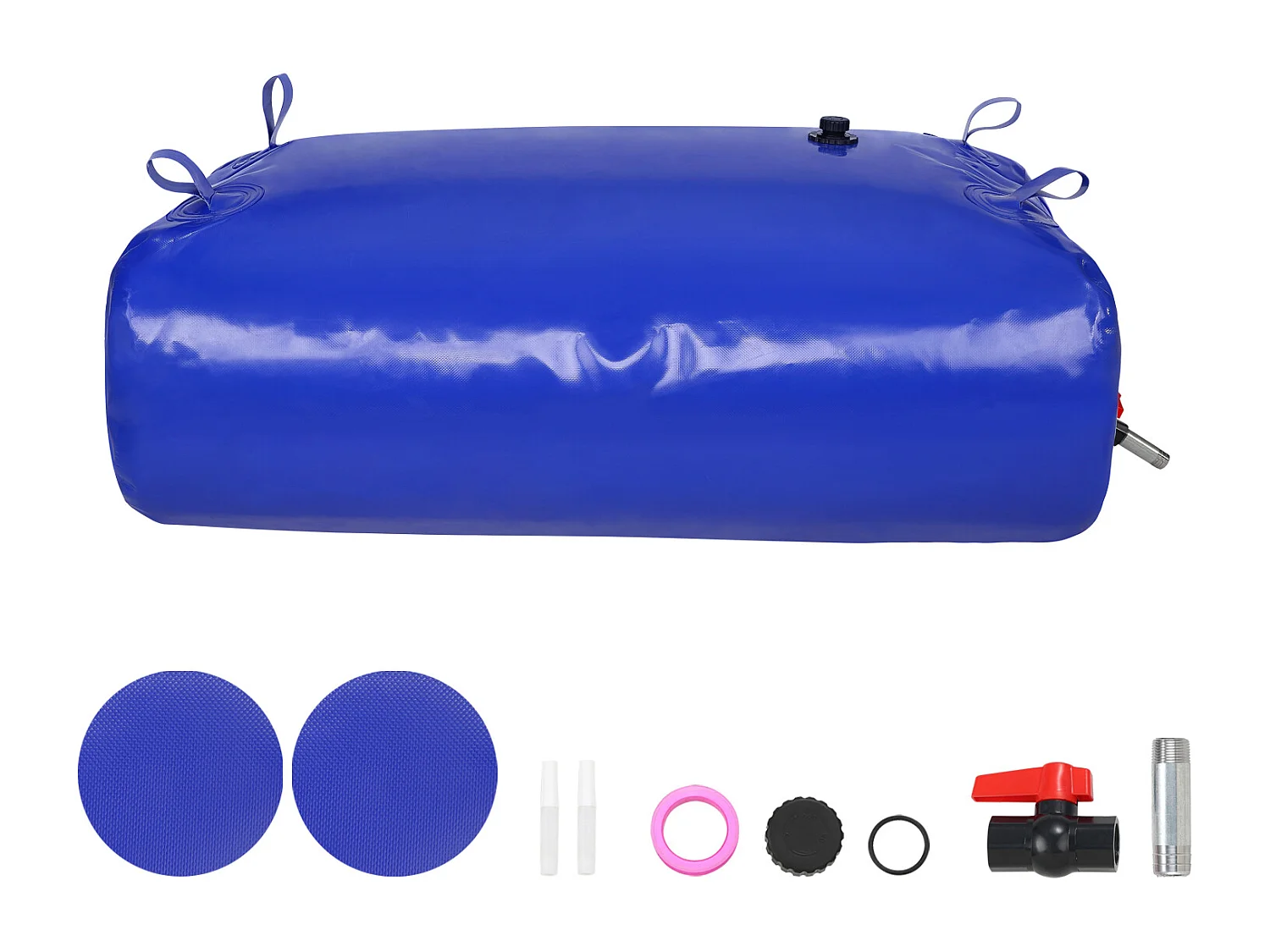 Tanque de Água Portátil SucceBuy de 330L, Dobrável em PVC 1000D, Tanque de Água para Caravana, Grande Capacidade, Portátil, Prevenção de Incêndios, Camping