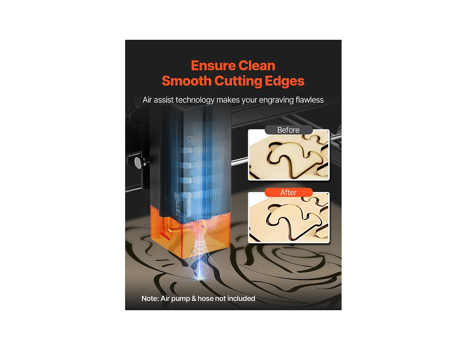 Machine à Graver Laser Graveur Laser SucceBuy 20 W Point Compressé Protection Yeux